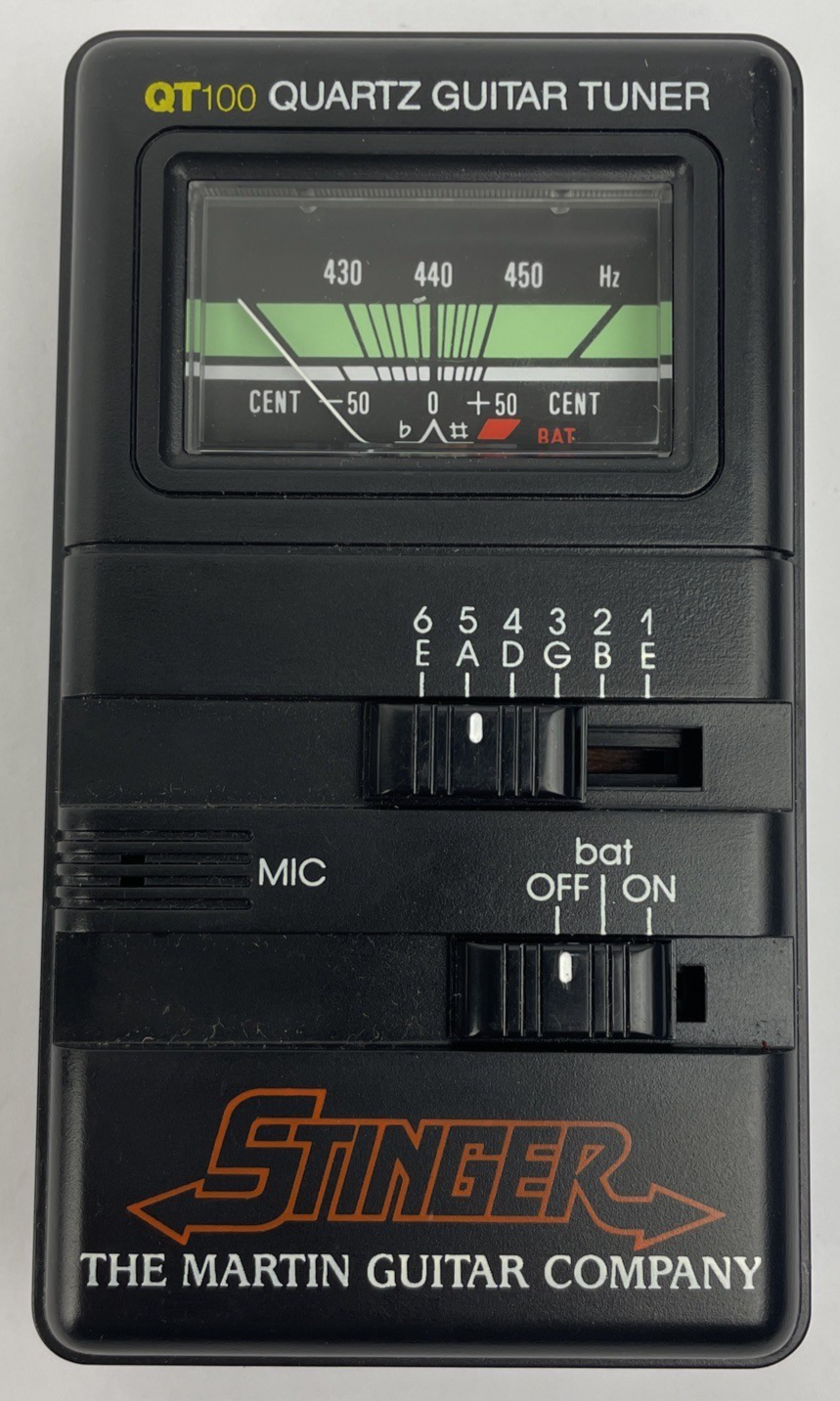 The Martin Guitar Company - STINGER QT100 Quartz Guitar / Bass Tuner