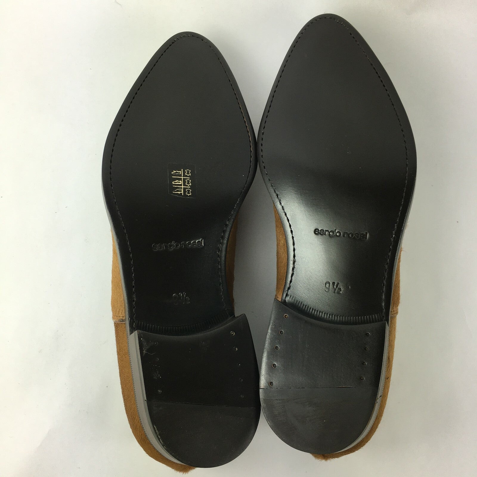 Genuine Sergio Rossi Stylish Brogue Dual-tone Shoes for Men Size  9½