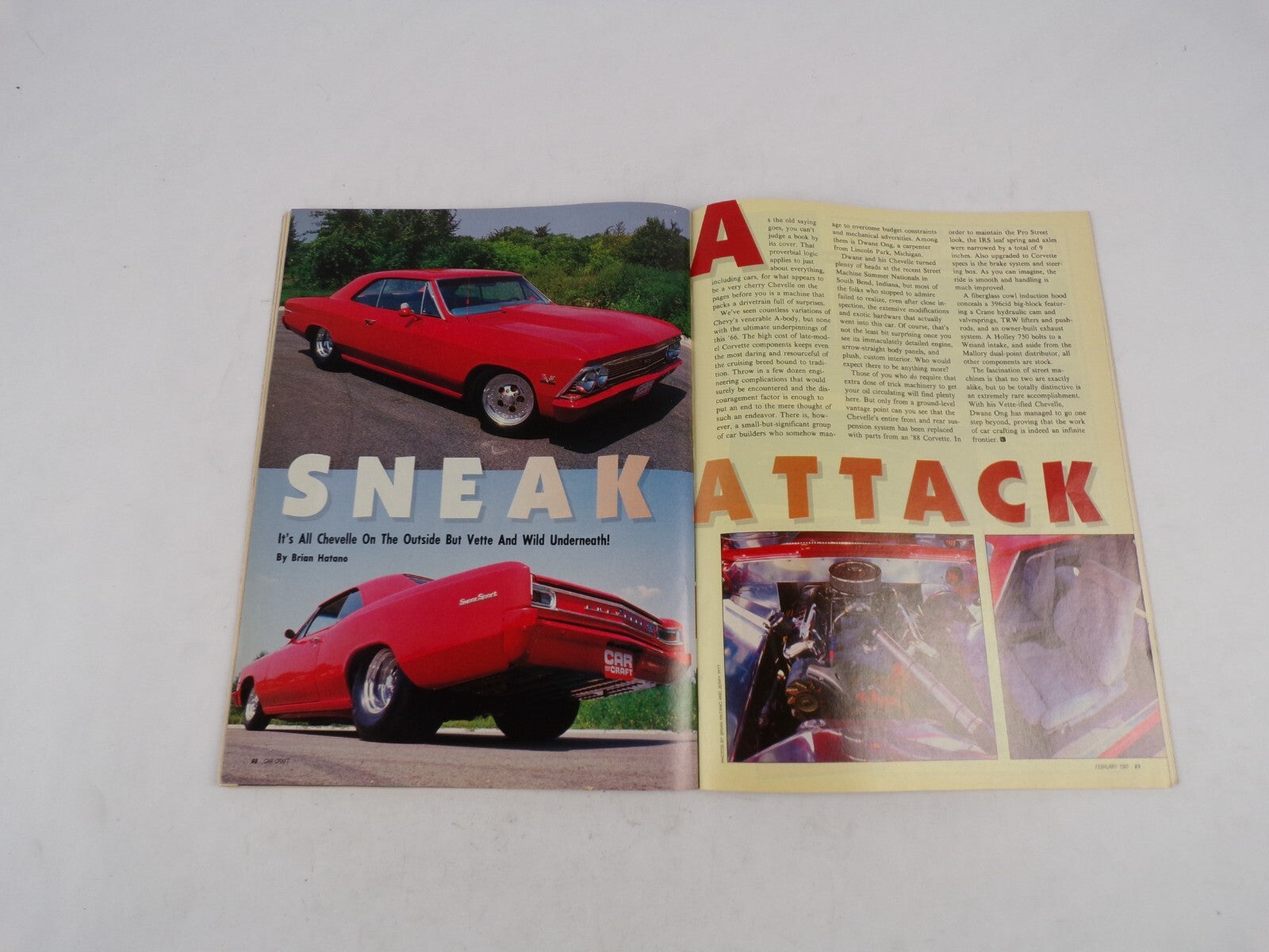 February 1990 Car Craft Streetwise Double Bonus Pull-Outs Musclecar Classic And