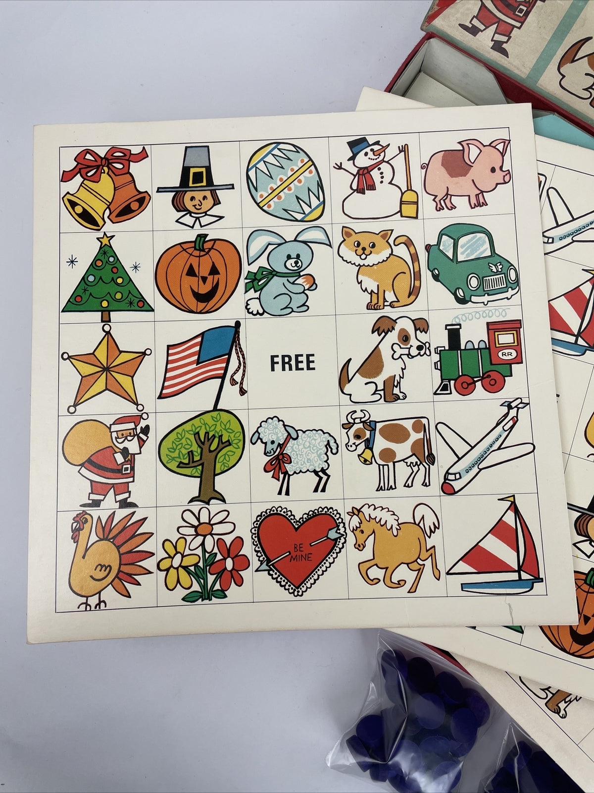 VINTAGE CADACO Games 1968 #282 TING A LING BINGO BOARD GAME VG Condition