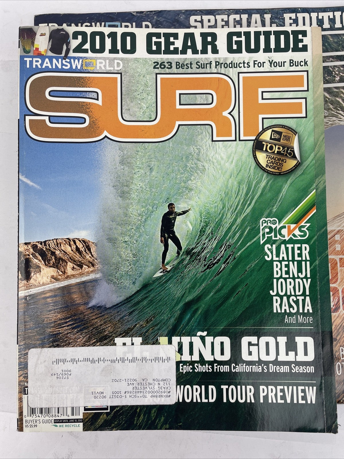 Transworld Surf Magazine Bundle 2010 8 x Total Magazines Of Awesomeness!! LOOK