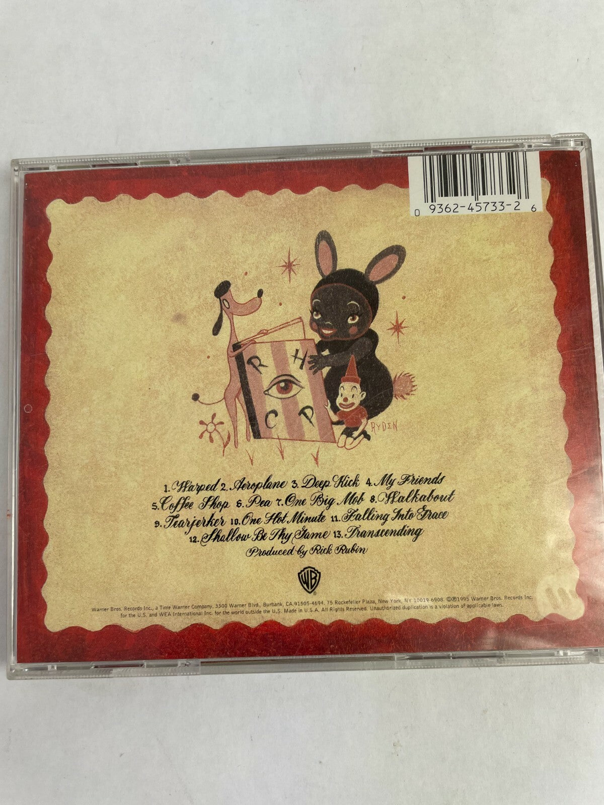 One Hot Minute By The Red Hot Chilli Peppers CD Q1