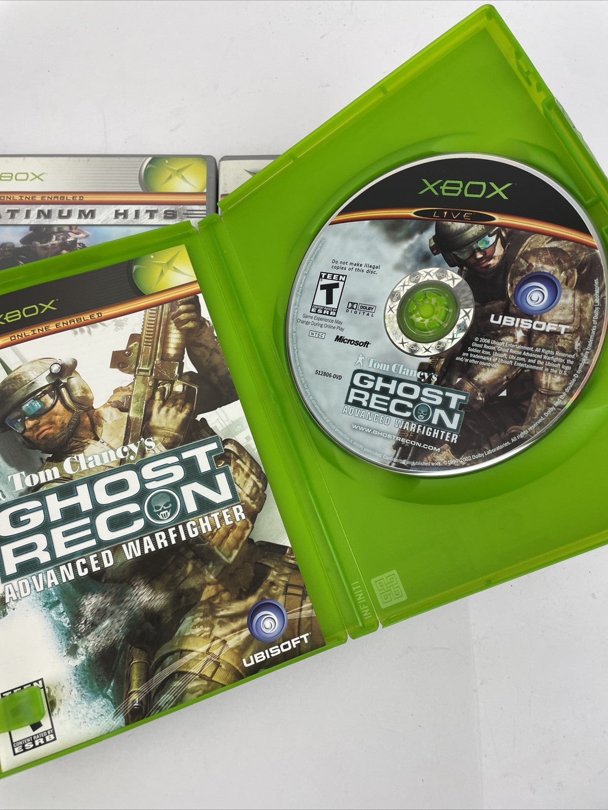 3 x Xbox Ghost Recon Tactical Game Lot Island Thunder Advanced Warfare Platinum