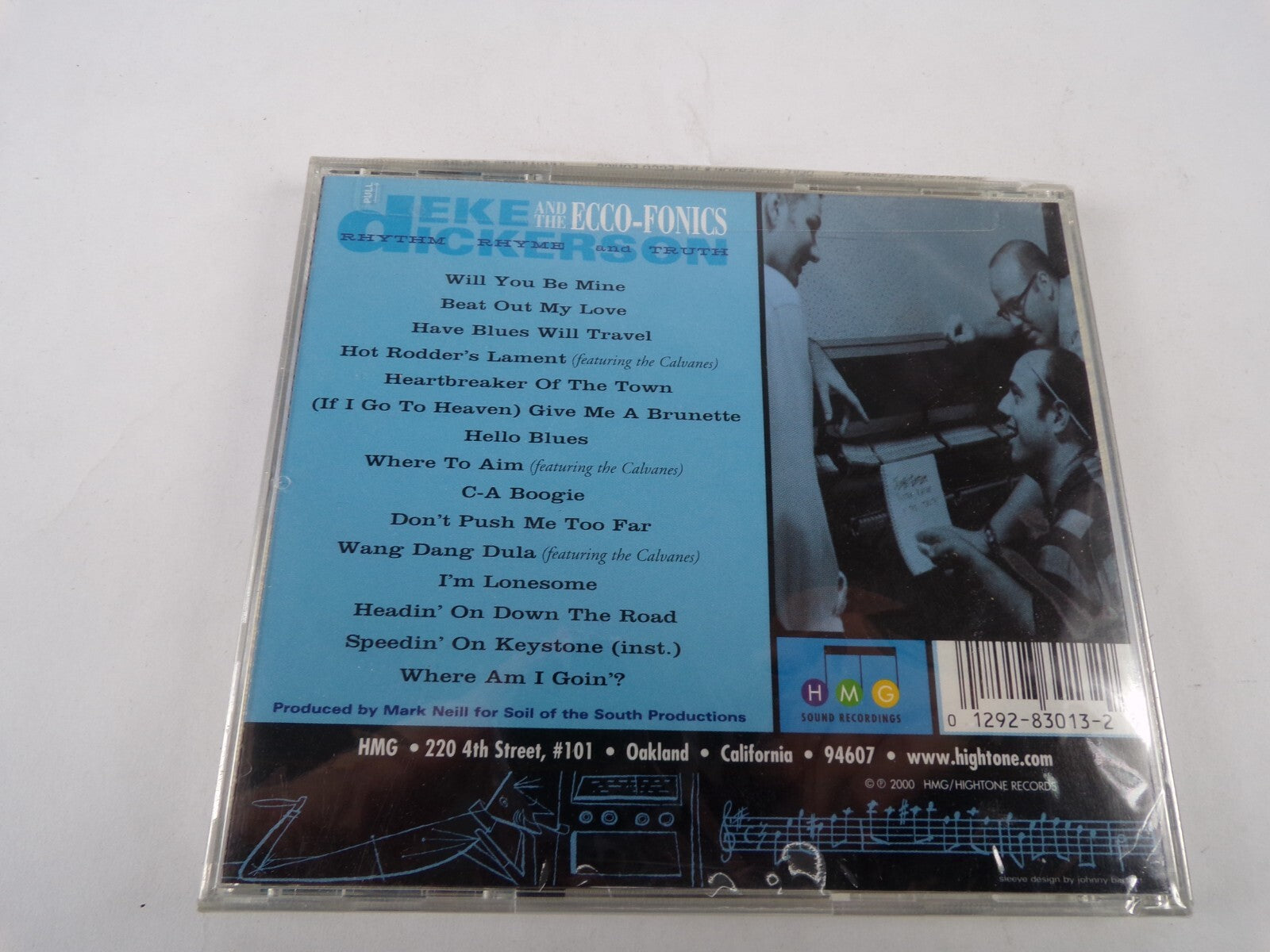 Deke Dickerson The Ecco-Fonics Rhythm RhYme And Truth Will You Be Mine CD#34