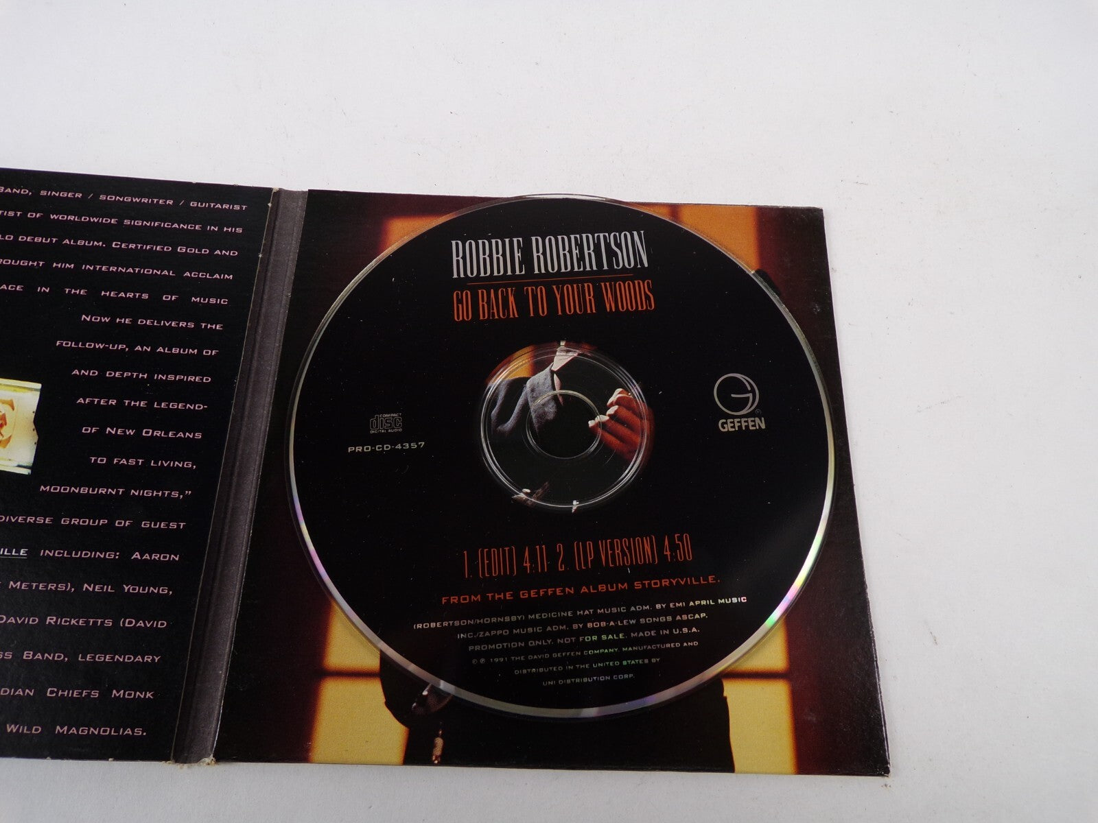 Robbie Robertson Go Back To Your Woods CD#31