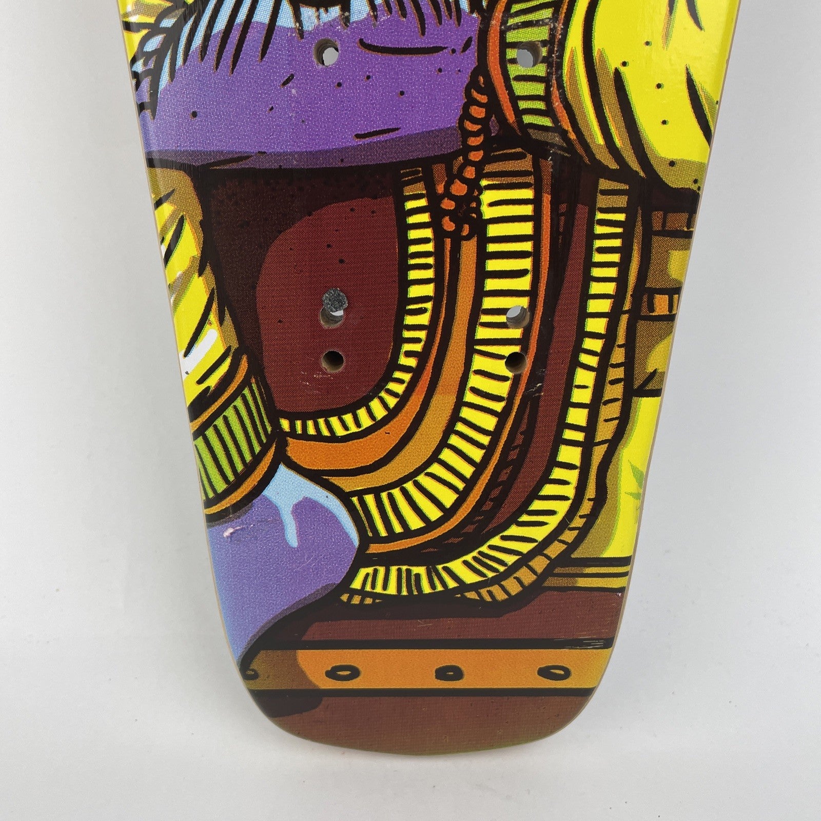 Penny Style Wood Cruiser Skateboard Deck w Griptape Purple Elephant 23" x 6"