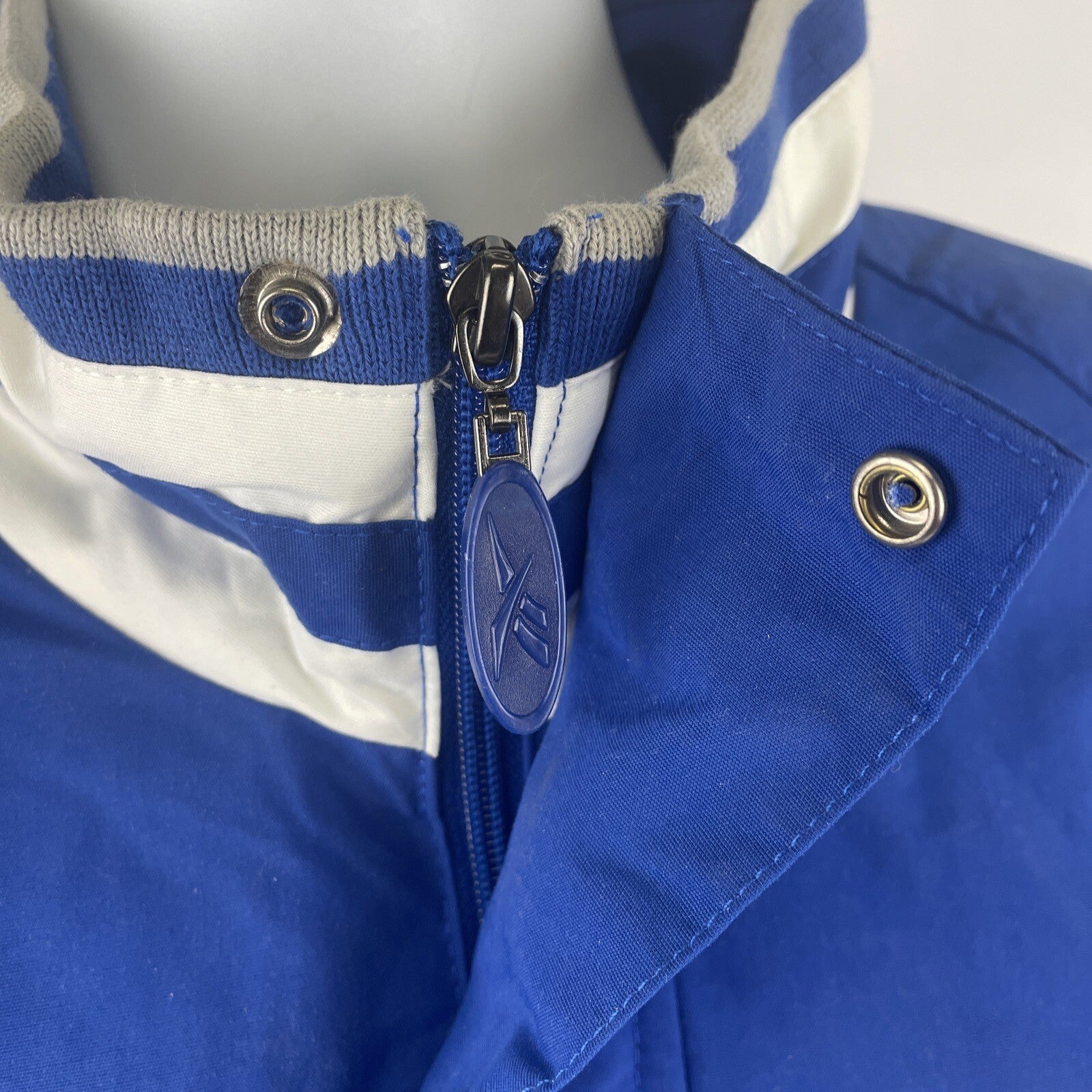 Vintage 1999 Rose Bowl UCLA Bruins Reebok Full Zip Button Jacket Men’s LRG Blue