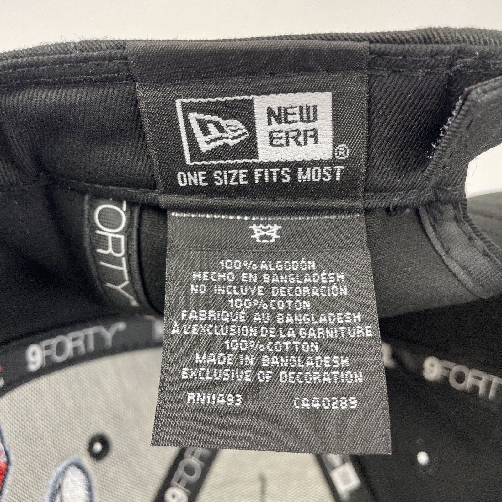 Super Bowl LVI Hat Cap Official NFL Adjustable Strap Black New Era 9Forty OSFM