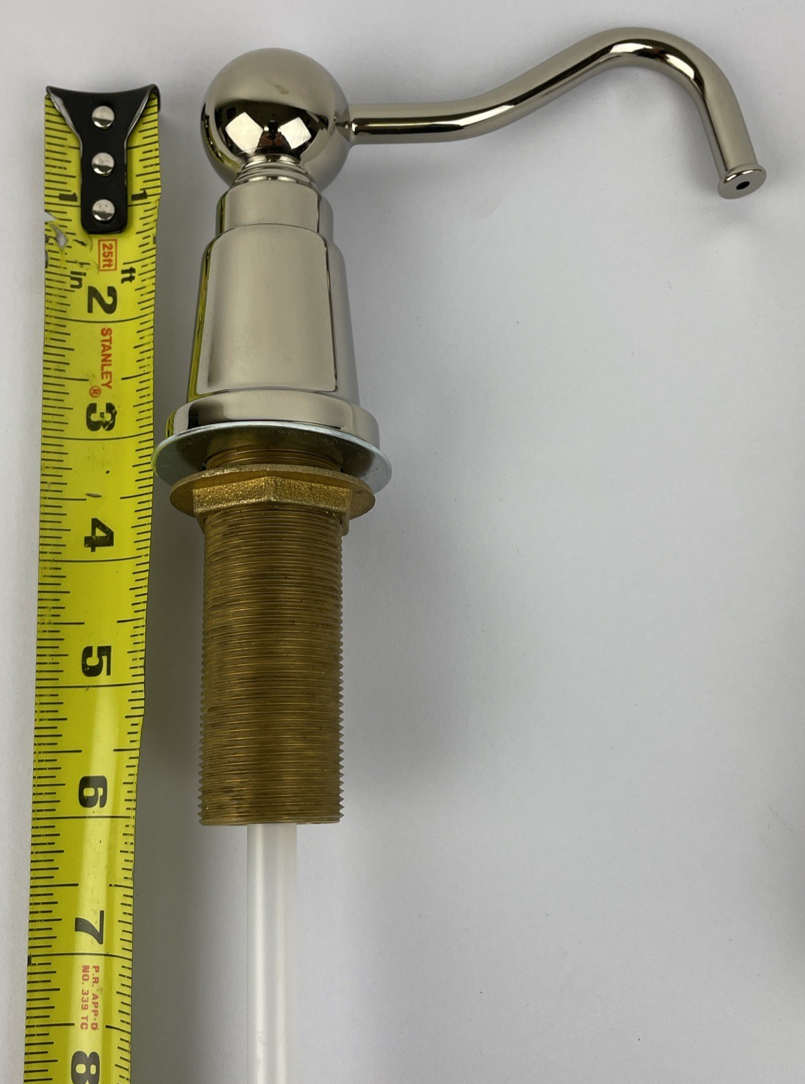 D2175-05 OEM Westbrass Country Style Soap / Lotion Dispenser Polished Nickel