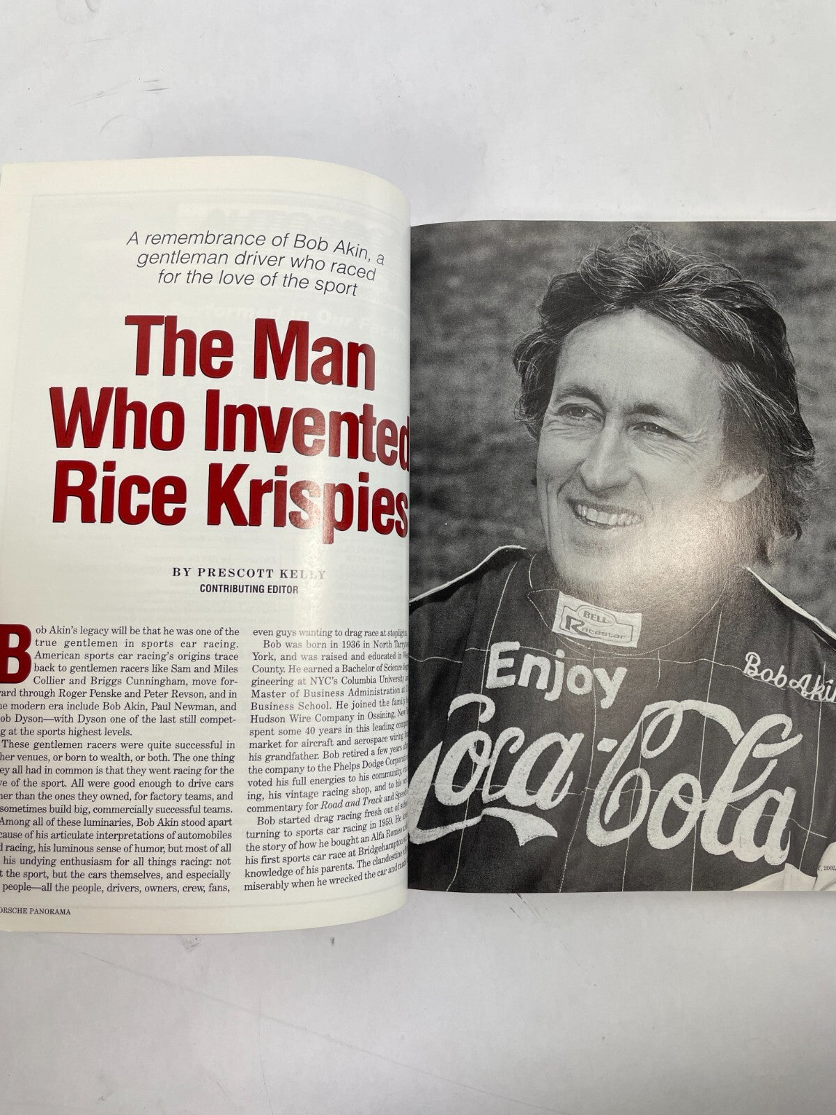 July 2002 Porsche Panorama Magazine The Man Who Invented Rice Krispies