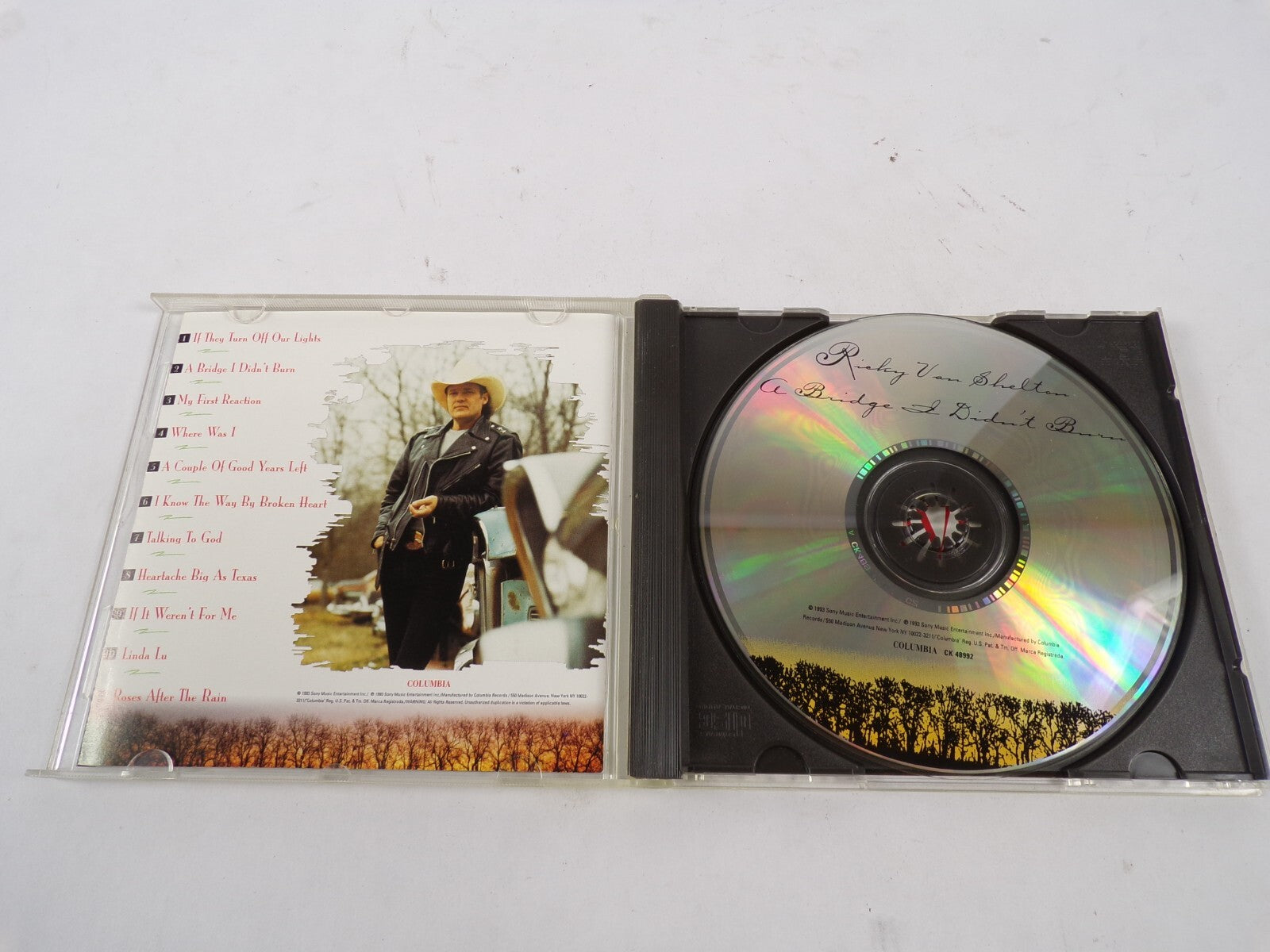 Ricky Van Shelton A Bridge I Didn't Burn If They Turn Off Our Lights CD#16