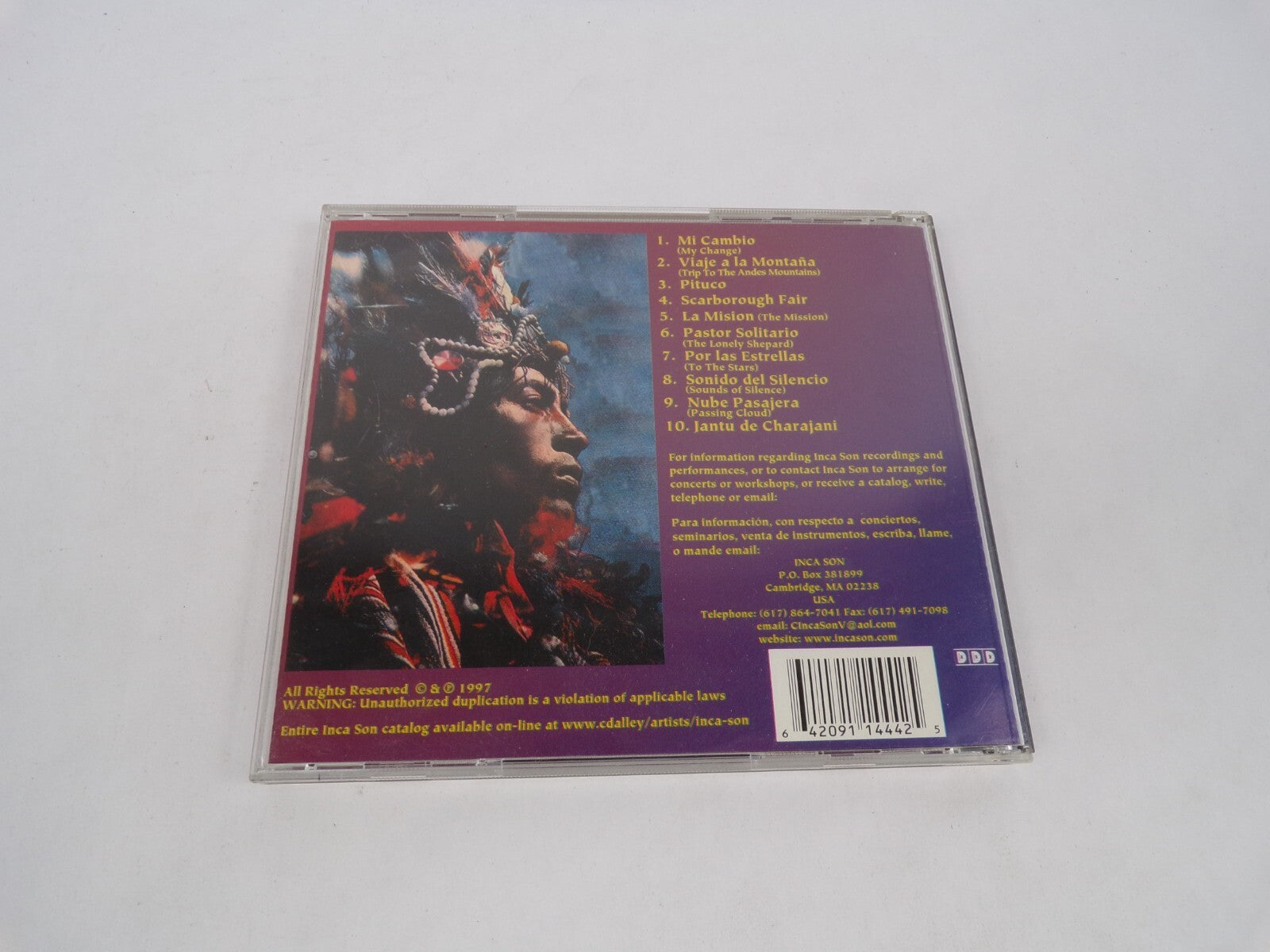Inca Son Mi Cambio Viaje A la Montana Pituco Scarborough Fair Pastor CD#63