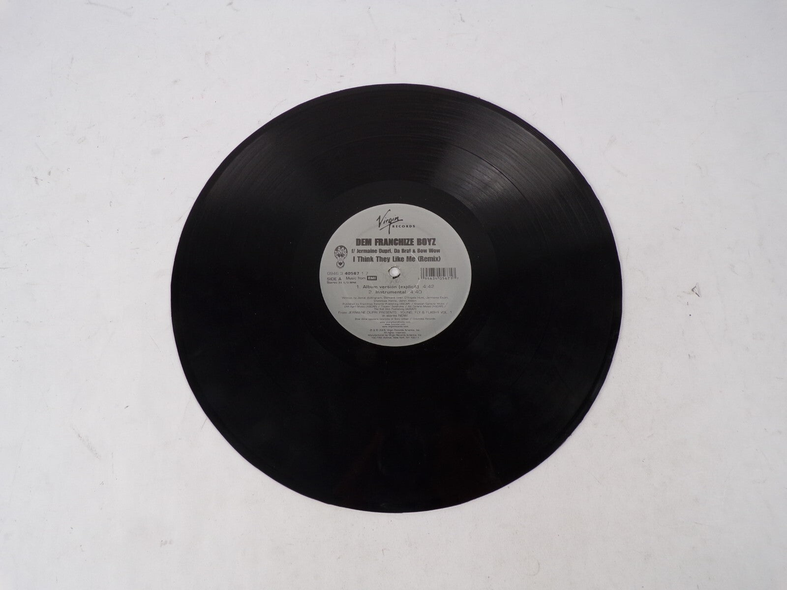 Dem Franchize Boyz I Think They Like Me Remix Radio Version Vinyl Record