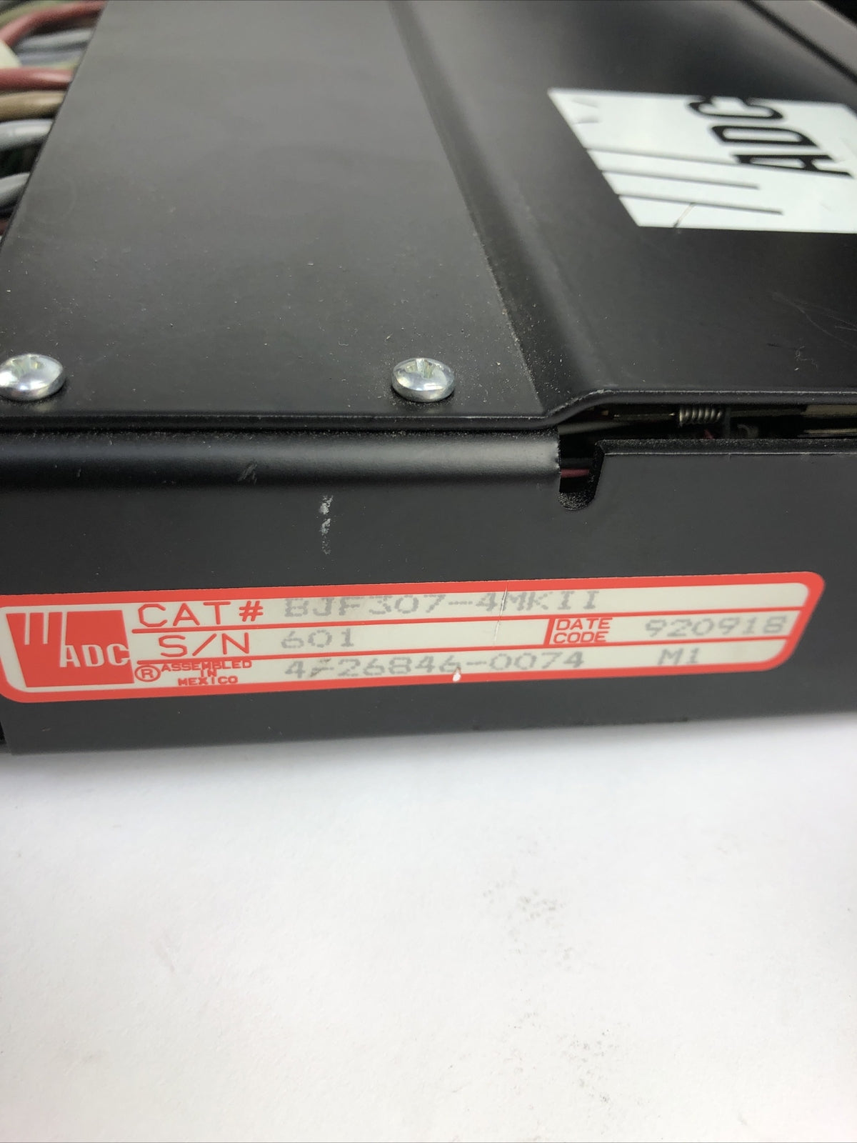 ADC 96 Bantam TT patchbay connected  to ADC UP-96NMKII  PPC RACKMOUNT PATCHBAY 3