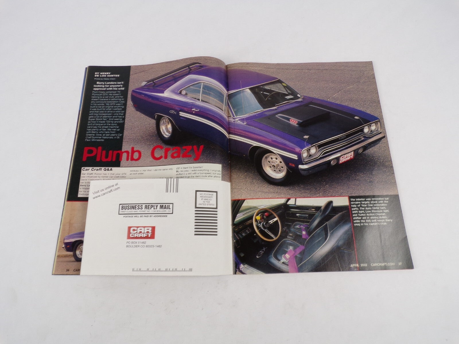 April 2002 Car Craft Paint & Body Superchanging Basics Spray Flames