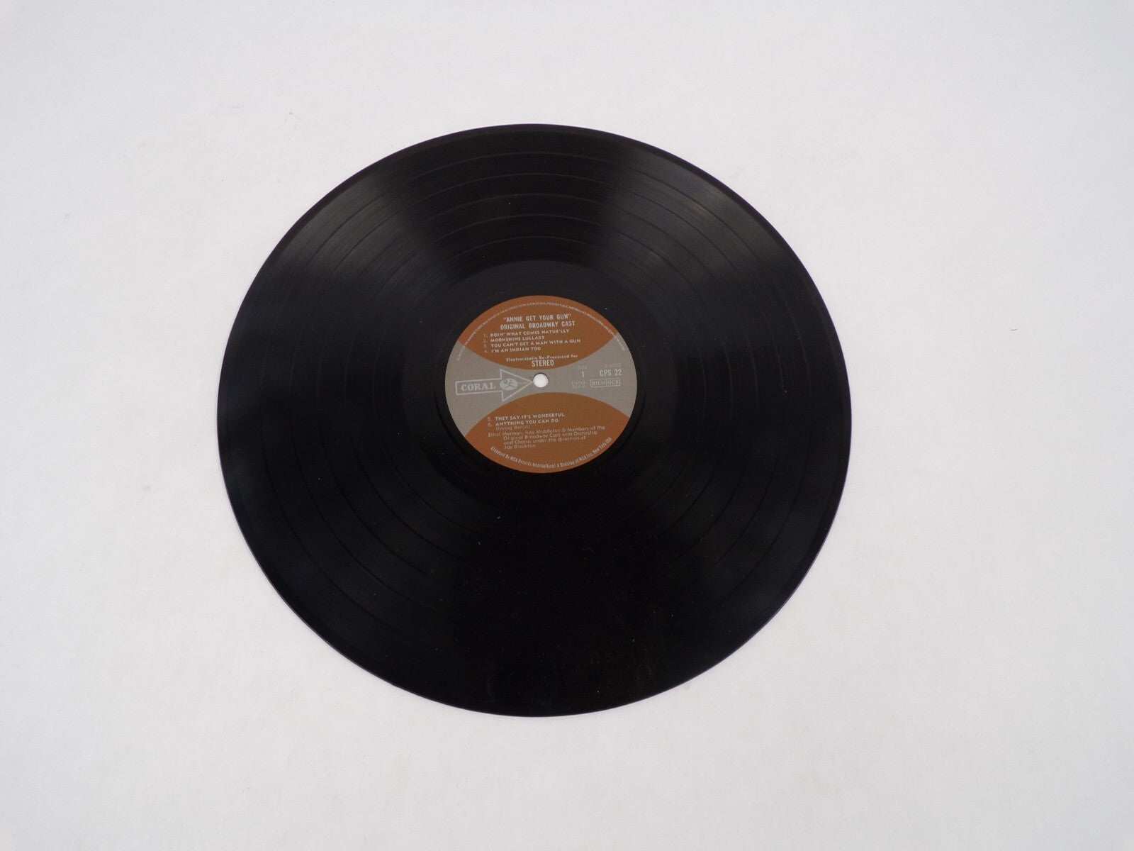 Ethel Merman Annie Get Your Gun Irving Berlin I Got Lost In His ArmsVinyl Record