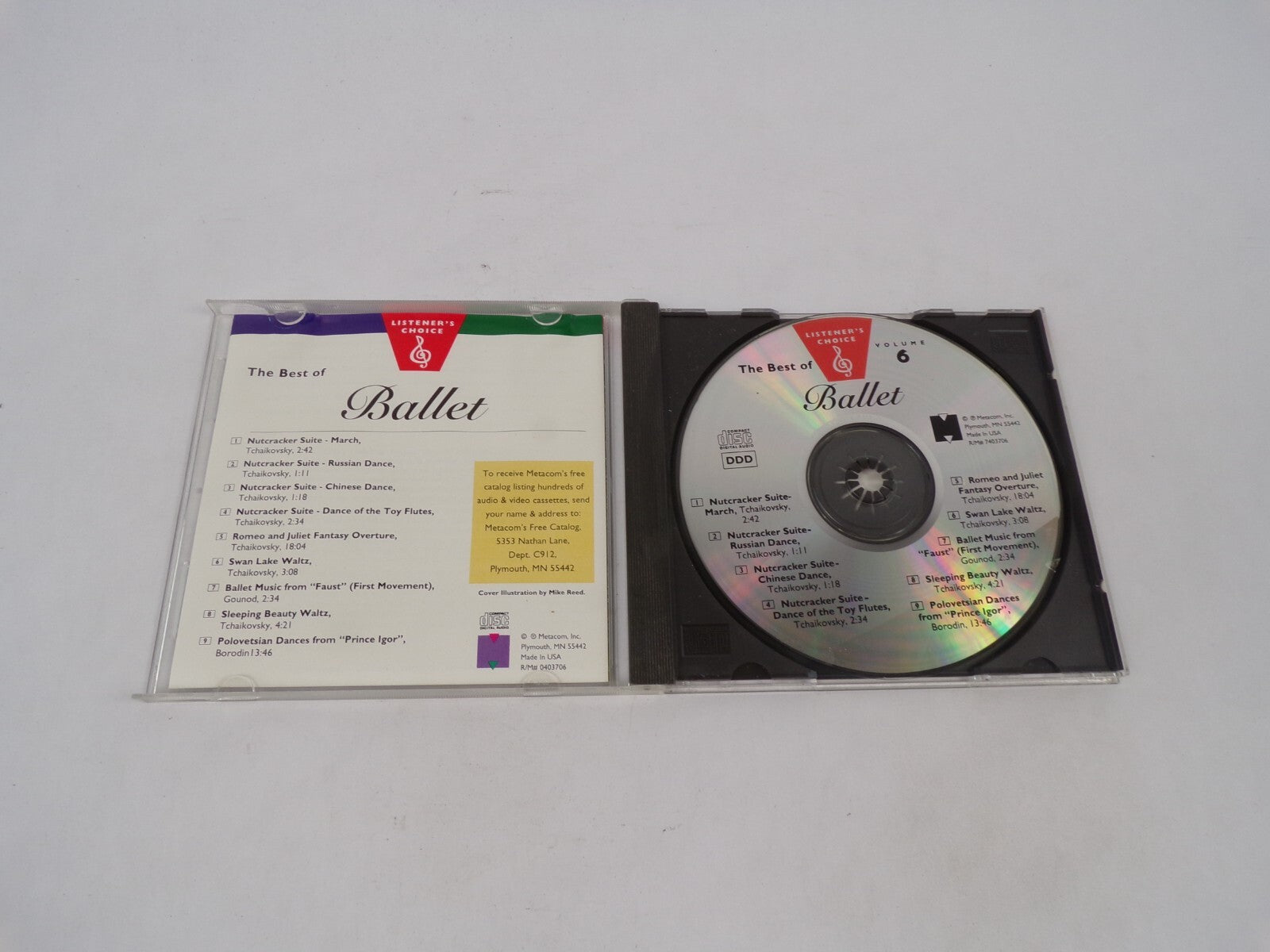 Listener's Choice The Best Of Ballet Nutcracker Suite Nutcracker Suite CD#69