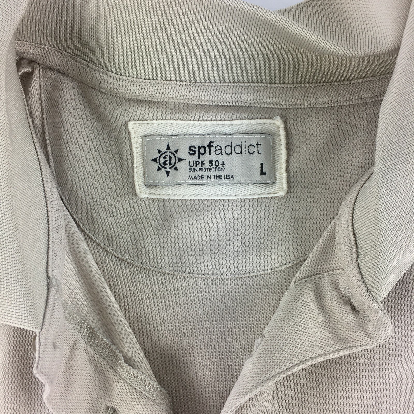 SPF Addict UPF 50+ Sun Protection Size Large T-Shirt