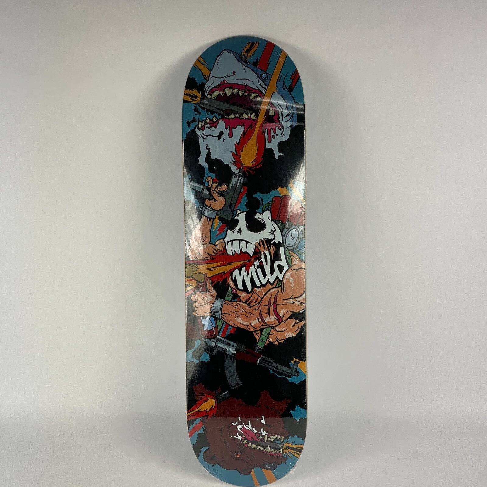 Mild  War Warrior skateboards deck 8.5” RARE quality