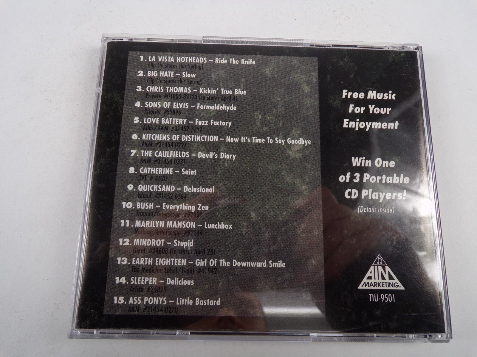 Turn In Up & Pass It On Volume 1 La Vista Hotheds Ride The Knife Big Hate CD#3