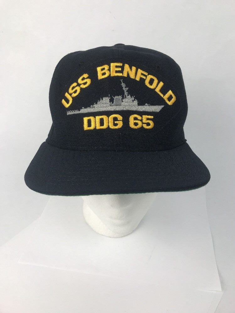 Benfold Hat US Navy Destroyer Ship with Patch Rare HatDDG-65 USS 