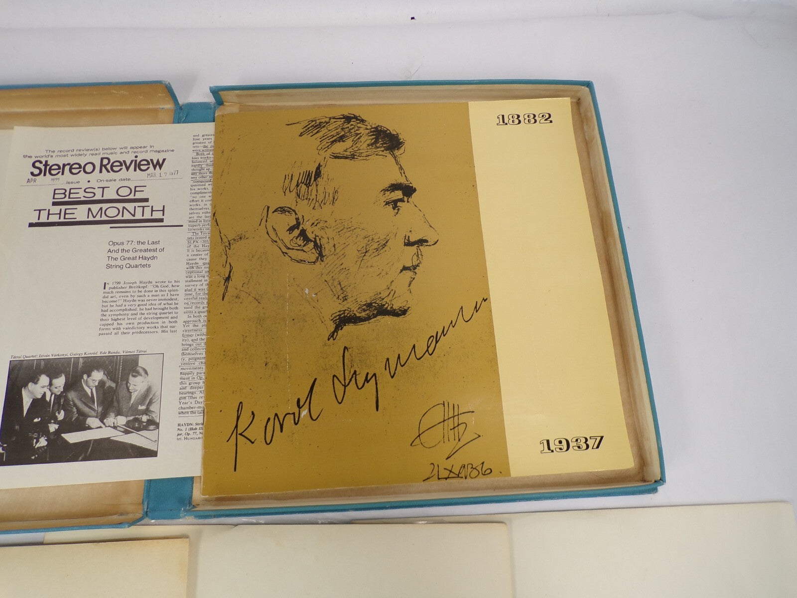 Karol Szymanowski Stereo Review Qualiton Records Muza Stereo Vinyl Record