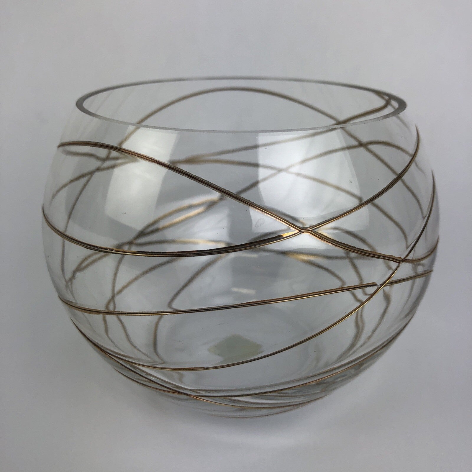 NOS PartyLite Calypso Gold Tealight Holder Retired NIB P16B / P7116 LOOK