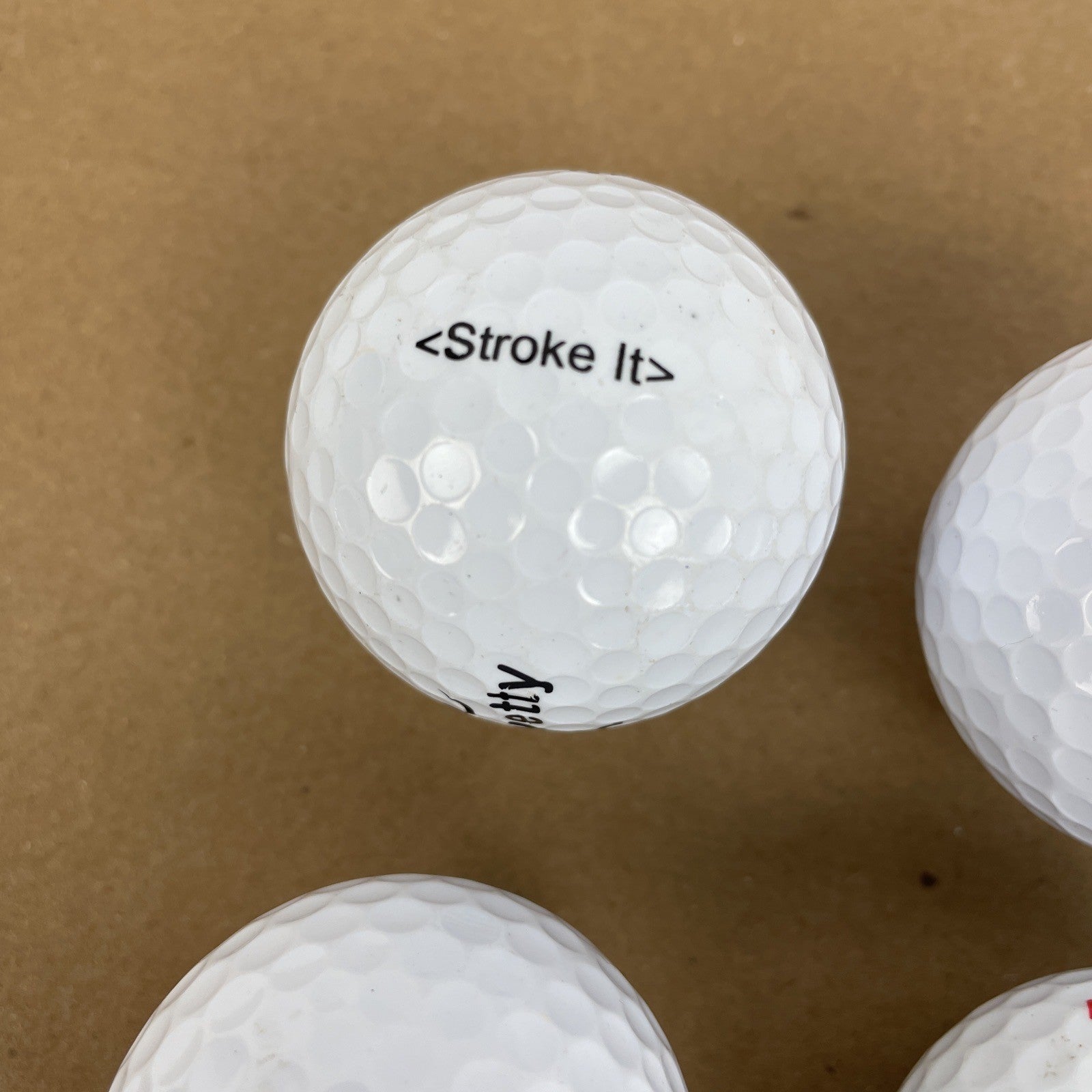 20 x Logo Golf Ball Lot Panda Bull Cali Bear Schwetty Balls FOO KING LONG Booze