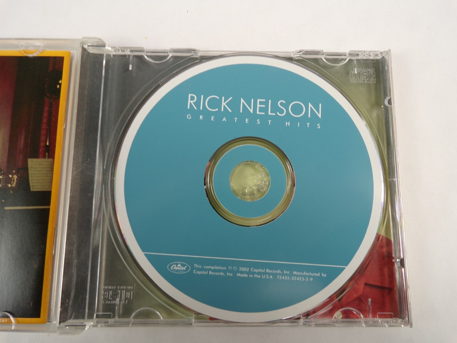 Rick Nelson Greatest Hits Stood Up It's Late For You I'm Walkin' CD#54