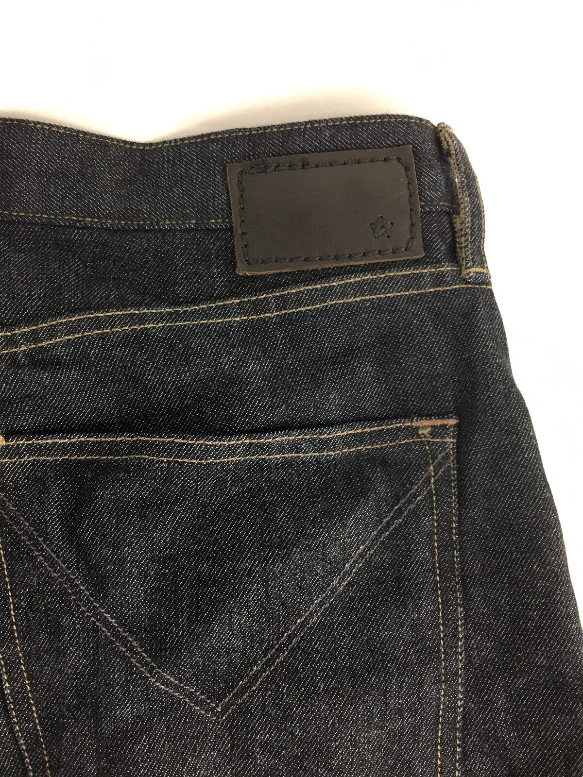 John Varvatos USA Made Bowery Slim Straight Black washed Denim Men's Sz 38 X 38