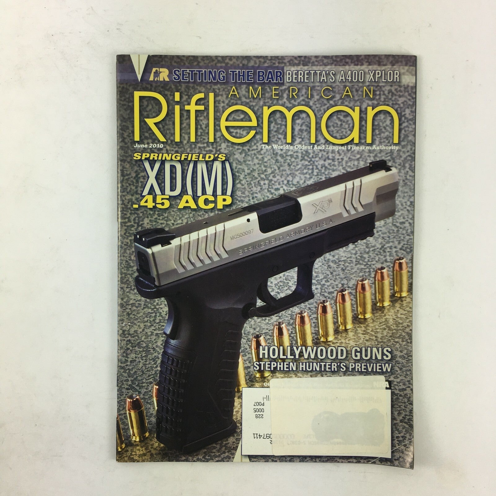 June 2010 American Rifleman Magazine XD M .45 ACP Hollywood Guns Stephen Hunters