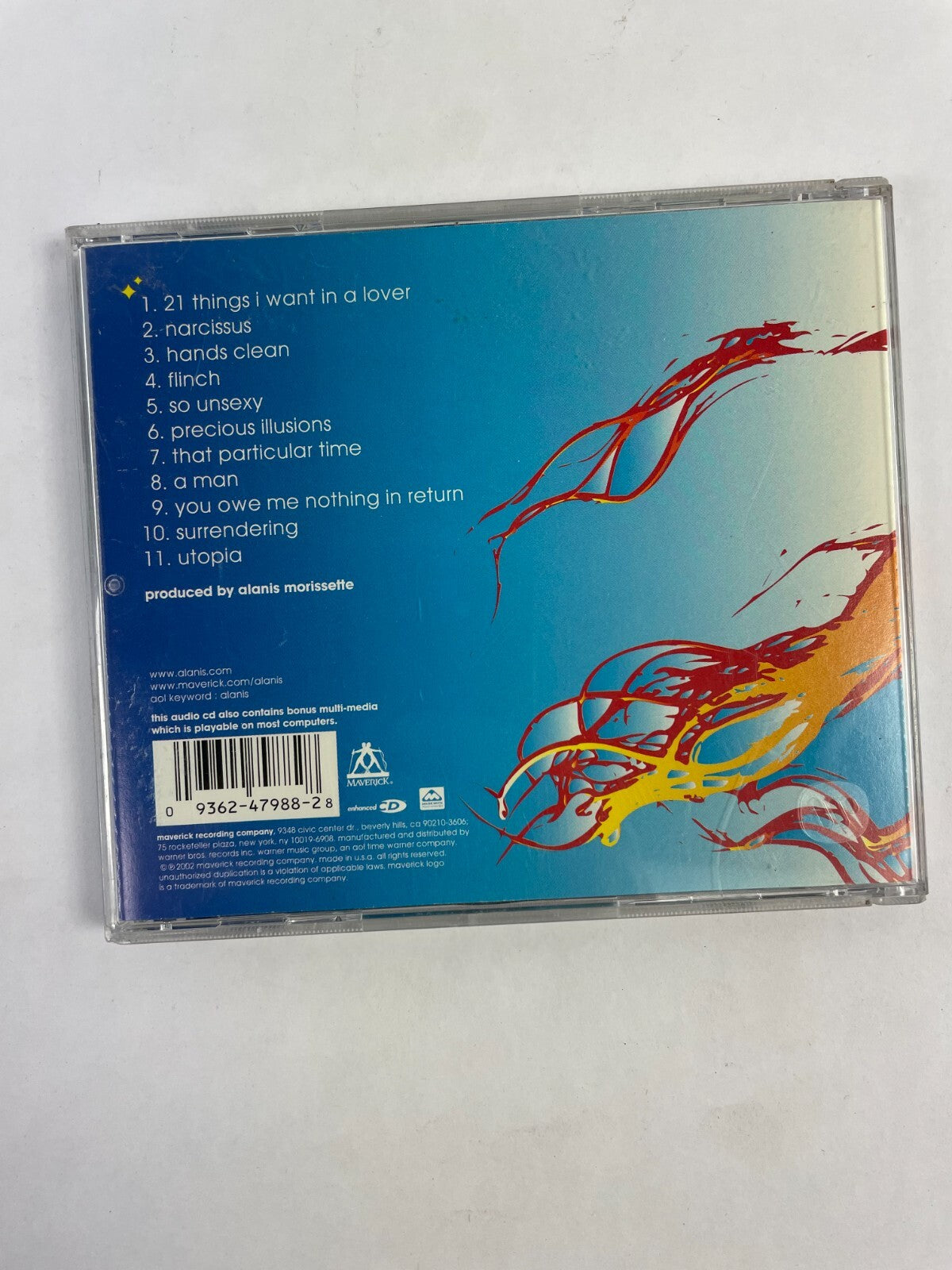 Alanis Morissette Under Rug Swept Flinch A Man Utopia Surrendering CD#72