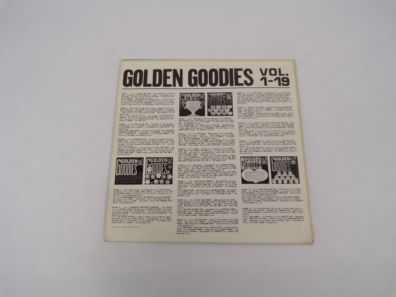 Golden Goodies Vol.16 Boys Do Cry I Love My Baby Uptown Vinyl Record