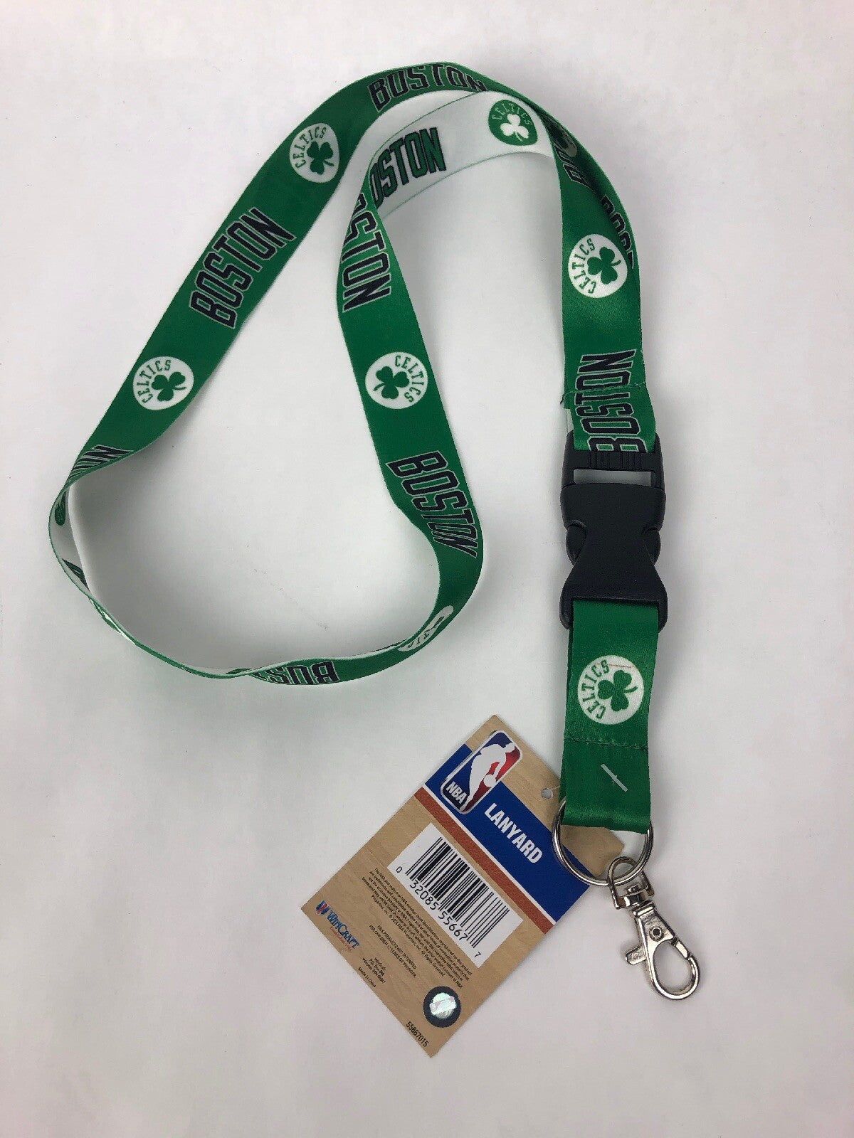 Officially Licensed NBA Boston Celtics Lanyard with Detachable Keychain Buckle