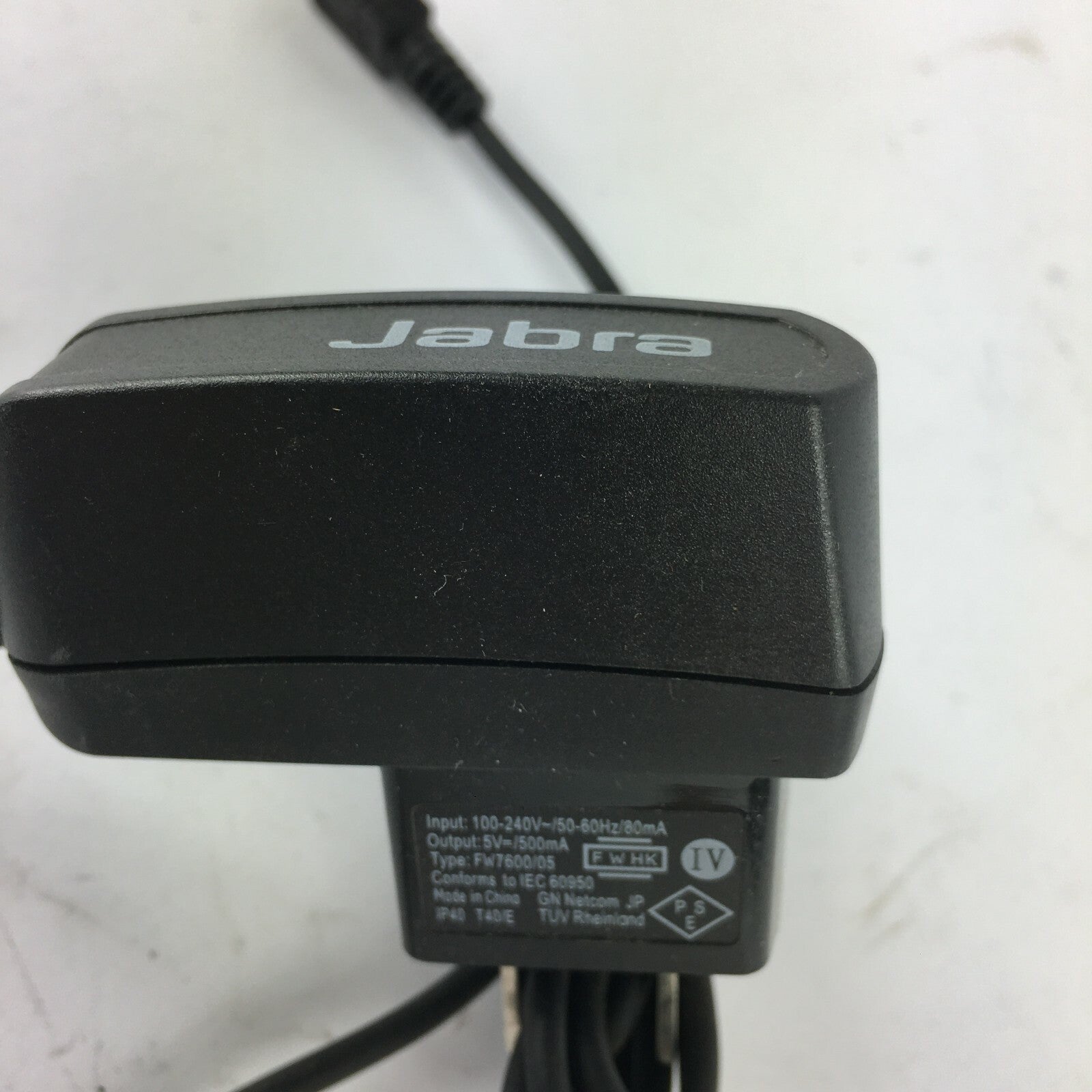 Genuine Jabra FW7600/05 Output 5V 500mA Power Supply Adapter A55 