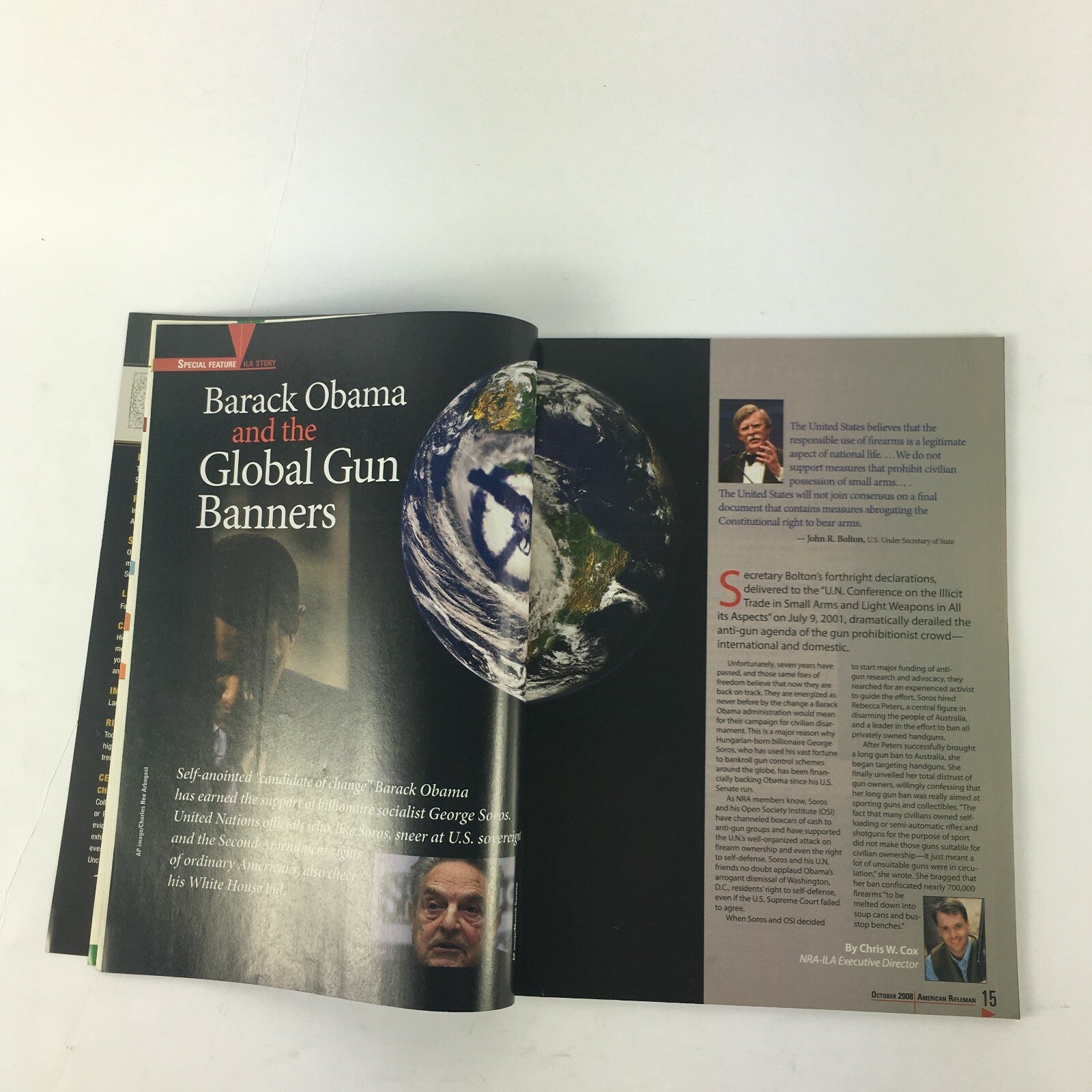 October 2008 American Rifleman Magazine Best Ones Yet ? Gun Confiscation