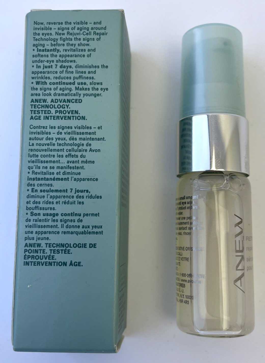 Avon Anew Retroactive Repair Eye Serum .4oz Age defying Puffiness Under eye