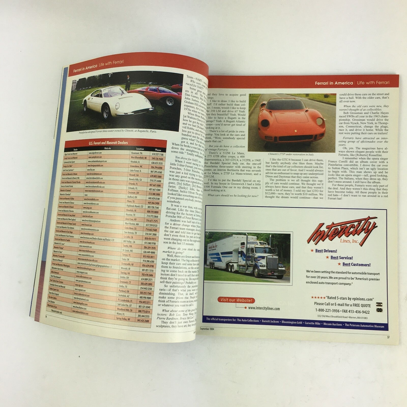 September 2004 Sports Car Market Magazine 275 GTB/C Luigi Chinetti Jr.
