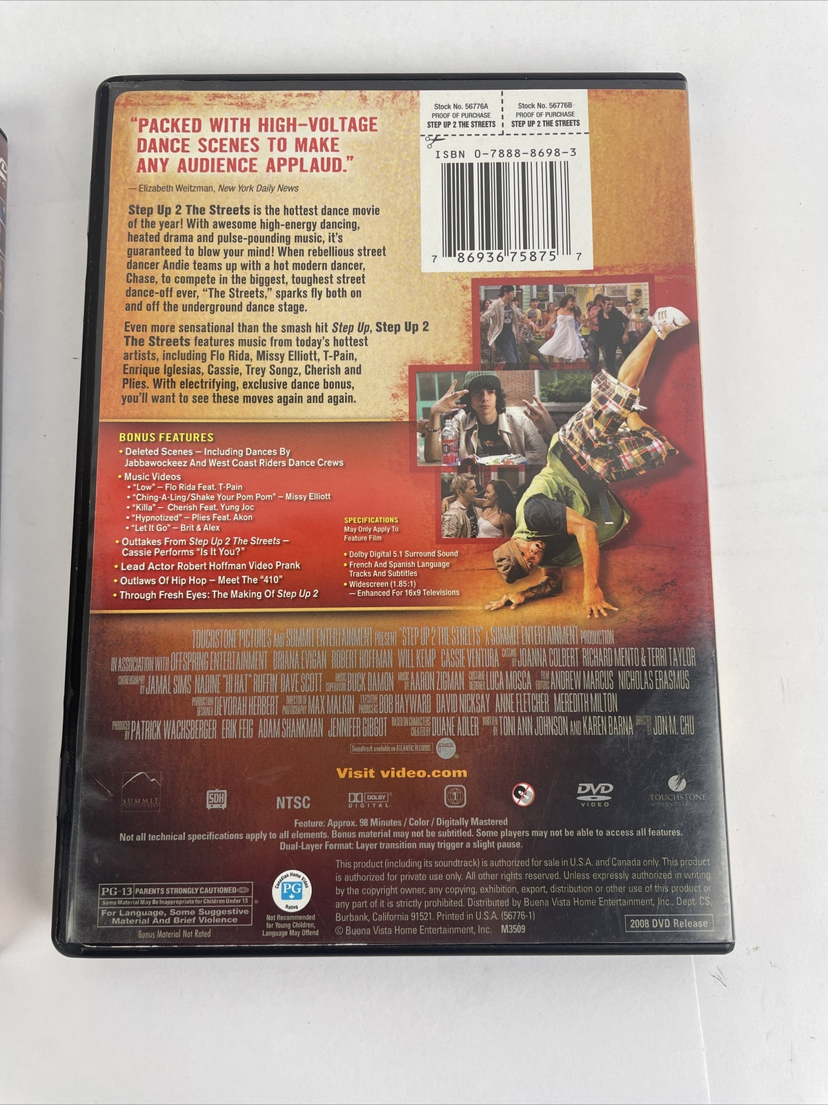 You Got Served / Step Up 2 The STREETS ( 2 x DVD Lot ) Hip Hop/Step Competition