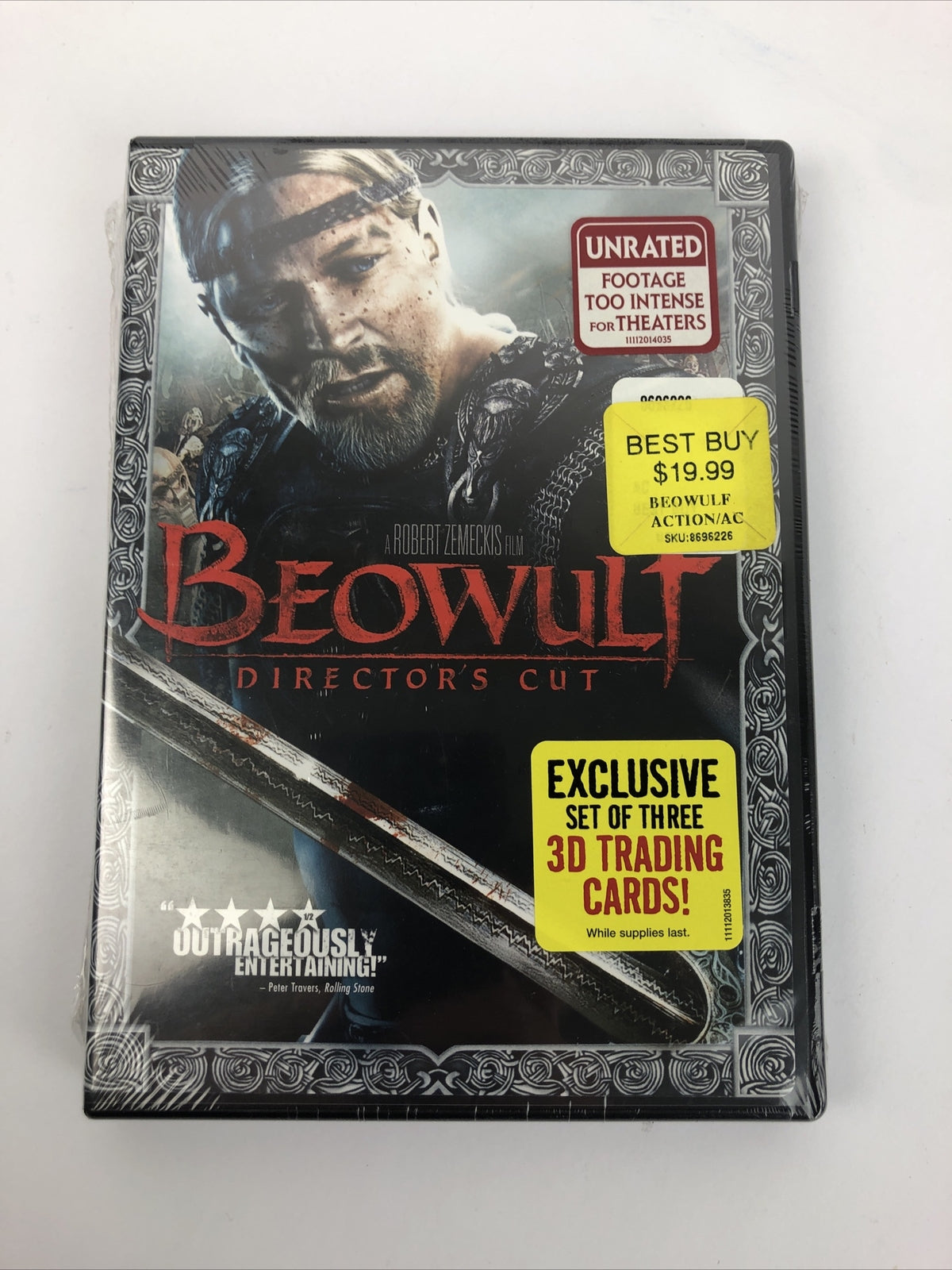NEW Beowulf (DVD, 2008) [UNRATED] Director's Cut, Widescreen Angelina Jolie￼