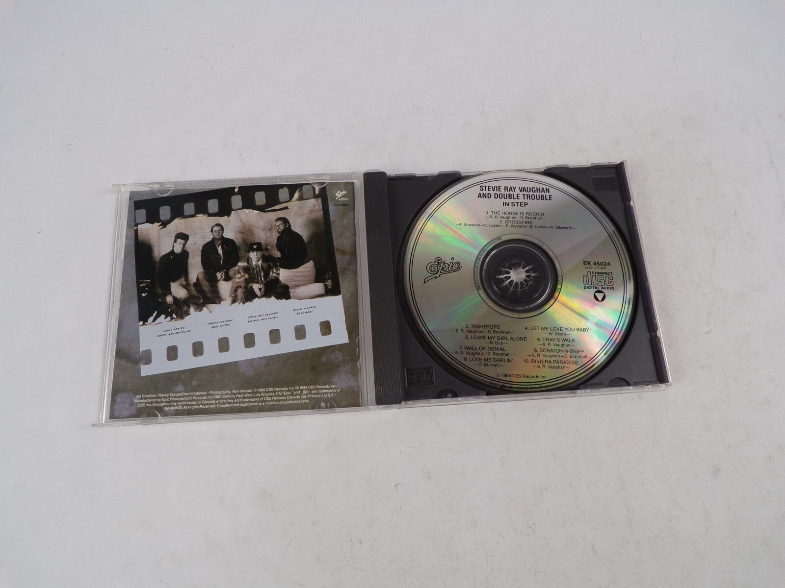 Stevie Ray Vaughan And Double Trouble In Step Crossfire Tightrope CD#34
