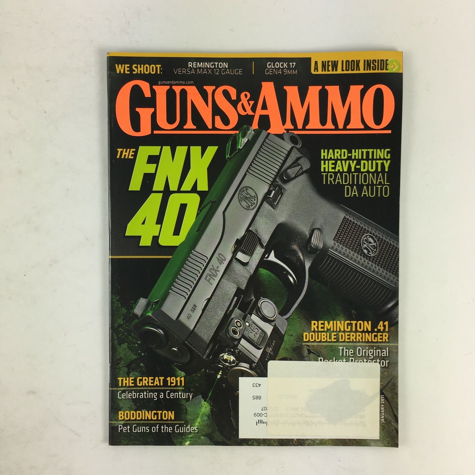 January 2011 Guns & Ammo Magazine The FNX 40 Remington.41 TheGreat 1911 Gen4 9mm