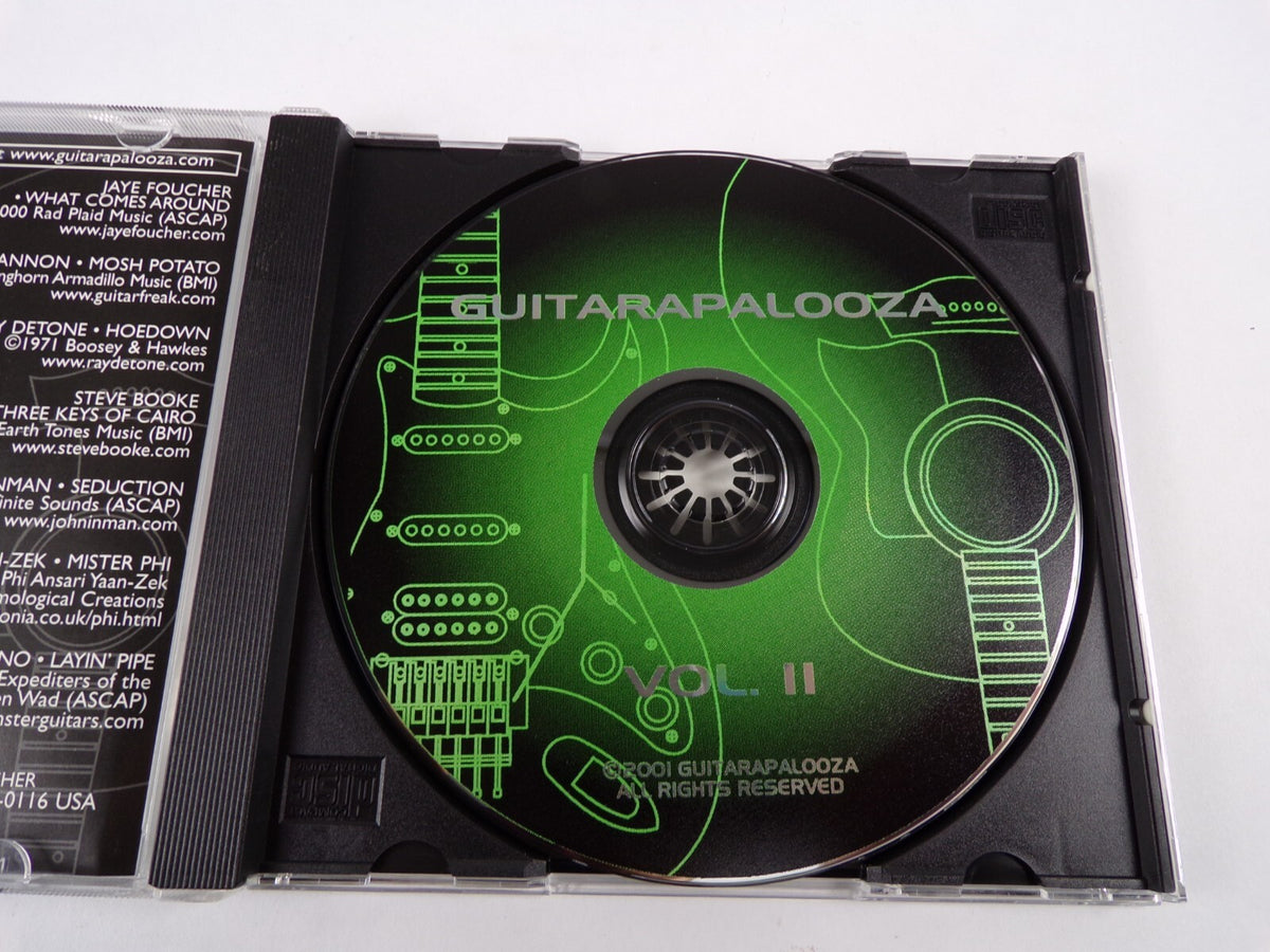 Guitarapalooza Volume 2 Travis Larson Band Nutboy Ray Detone Hoedown CD#26