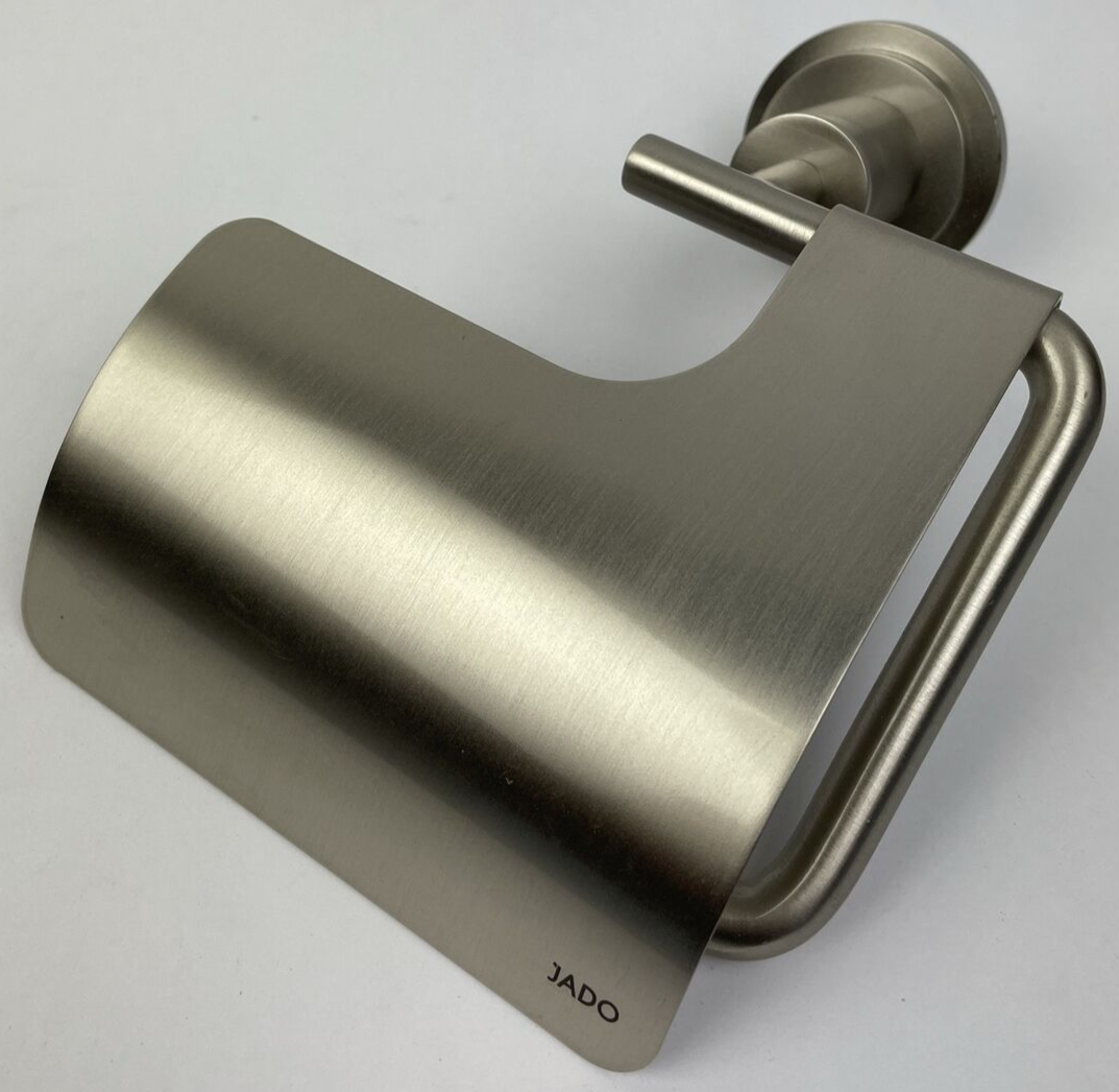 OEM Jado 026/145/144 " New Haven " Hooded Brushed Nickel Toilet Paper TP Holder