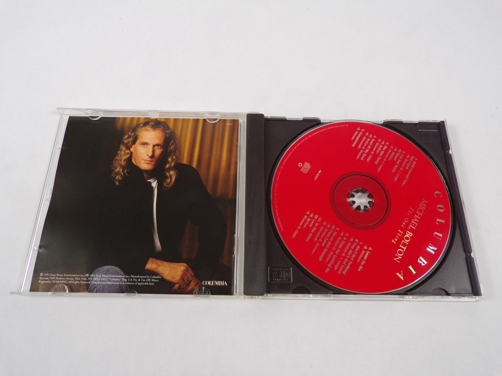 Michael Bolton The One Thing Said I Loved You But I Lied I'm Not Made Of CD#46