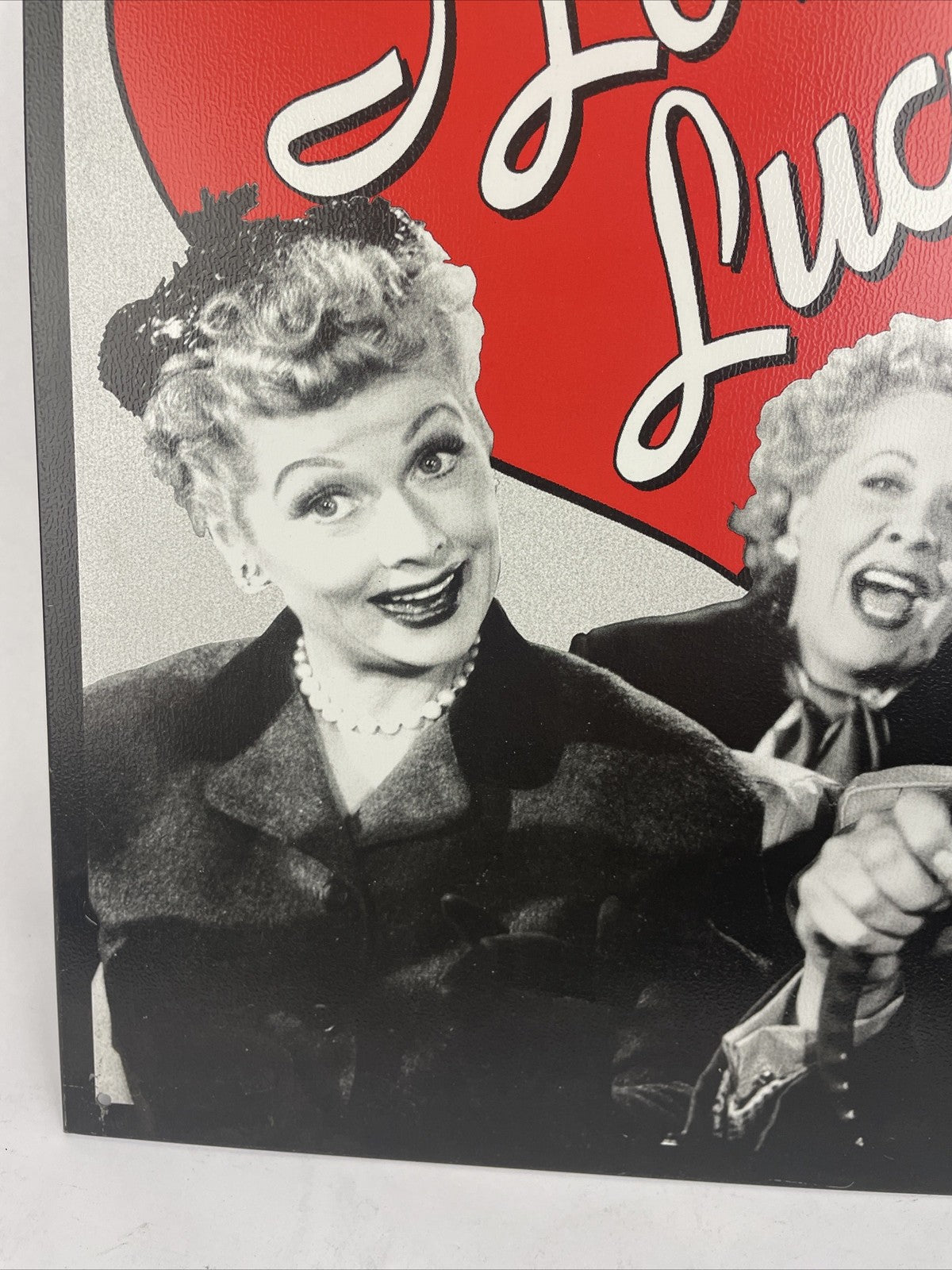 Lot of 3 I Love Lucy Lucy’s Chocolate Factory Tin Signs  12.5 X 16” 179 Episodes