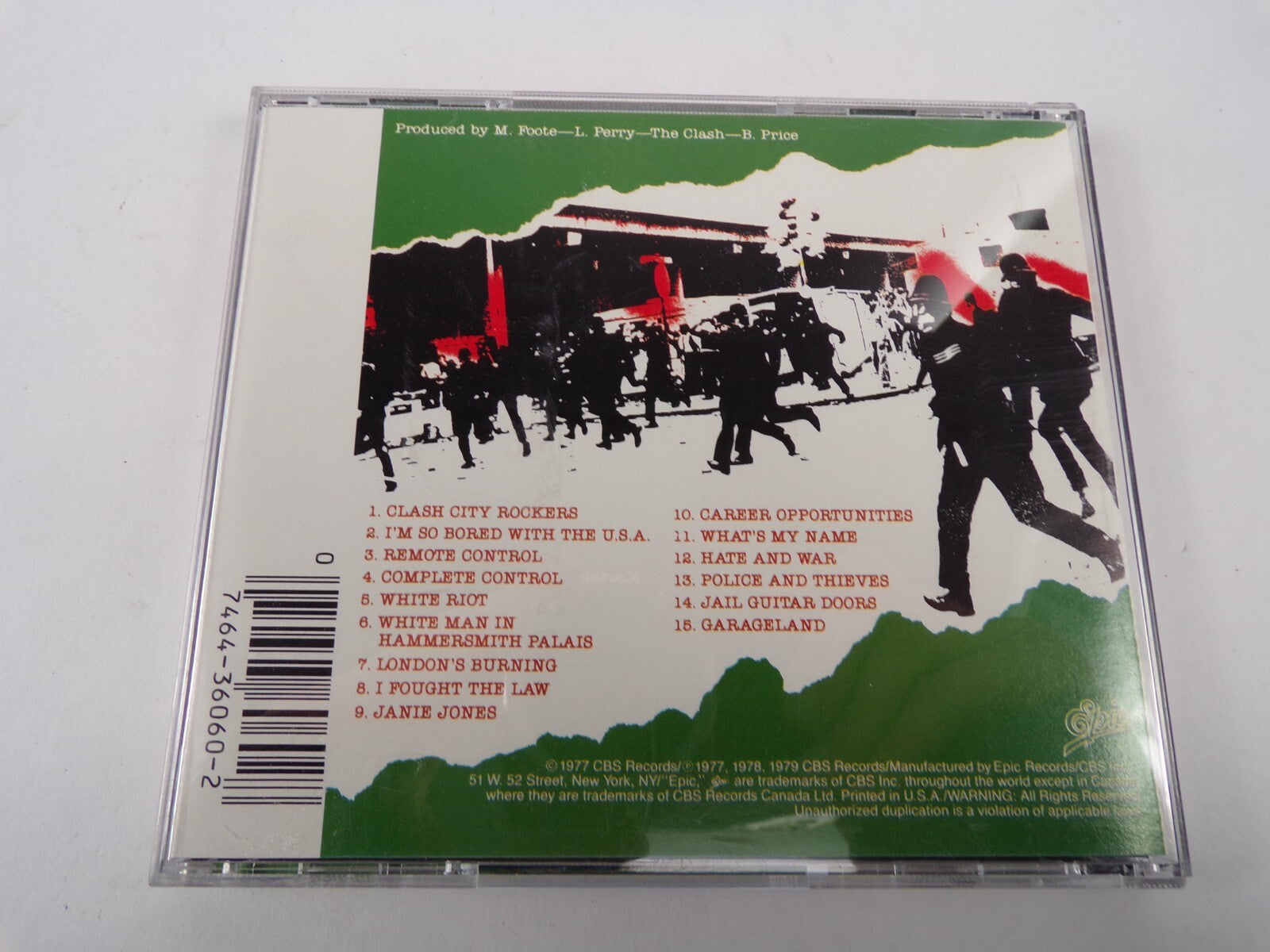 The Clash Clash City Rockers Remote Complete Control Janie Jones CD#56