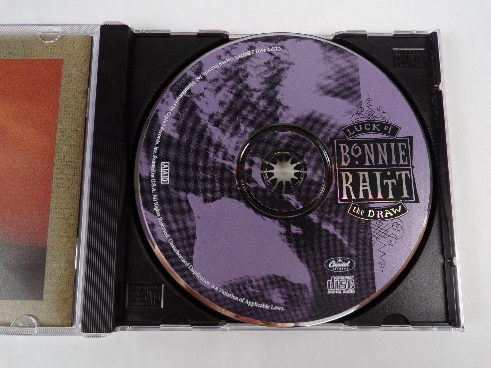 Luck Of Bonnie Raitt The Draw CD #25