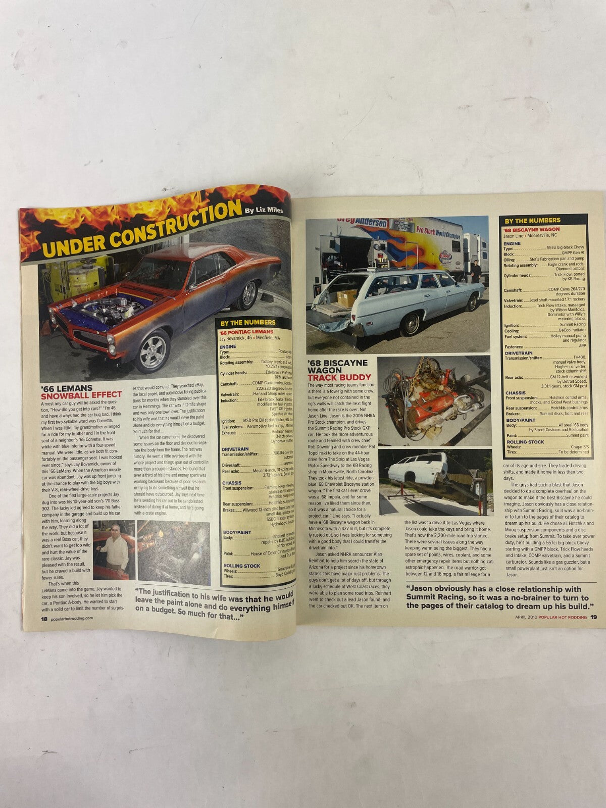 April 2010 Hot Rodding Magazine Homebuilt Muscle! 13 Fast Street Cars Wrenched
