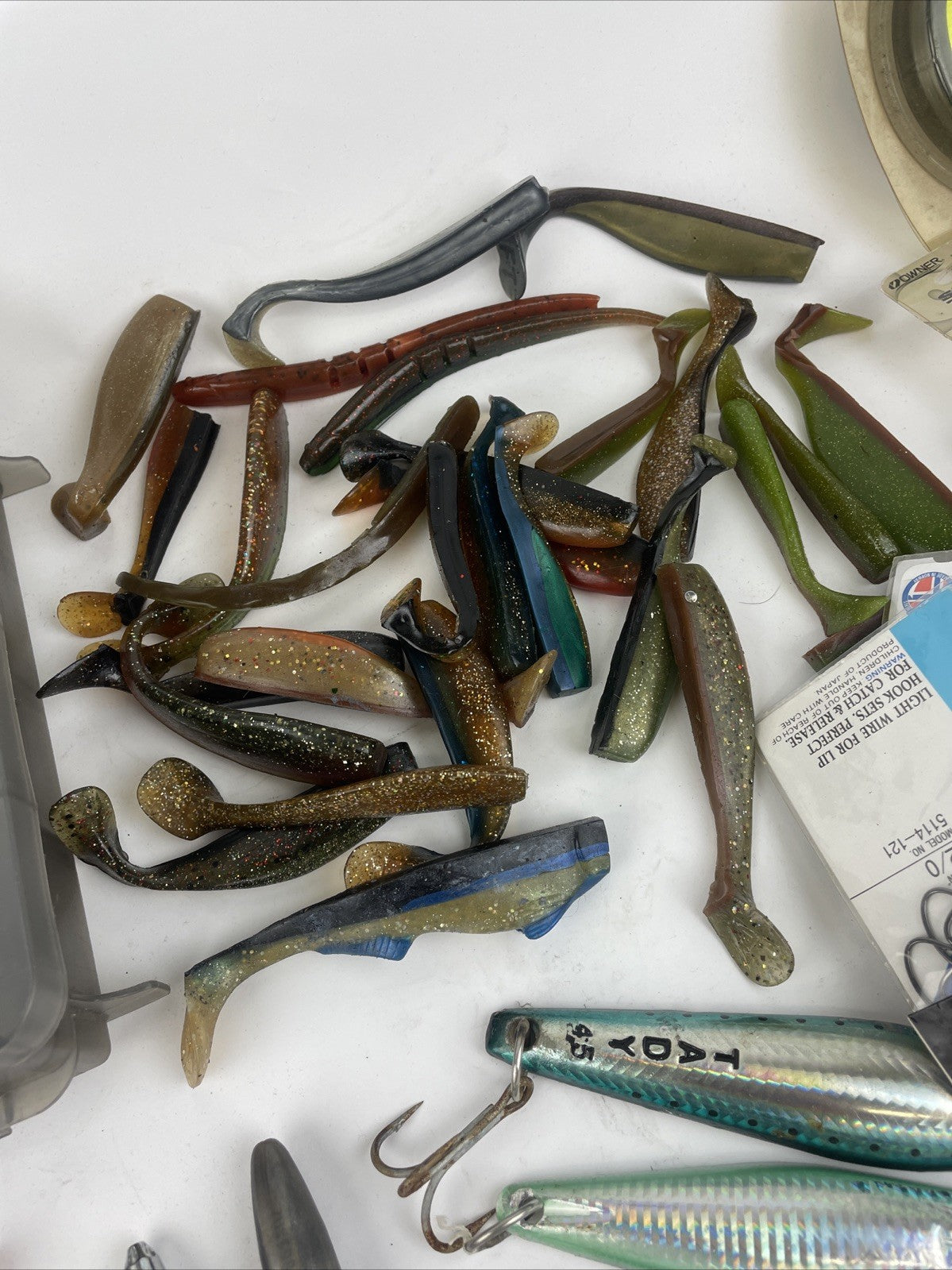 Salt water deep Sea Fishing Terminal Tackle Lot Zukers Lures Tady 45 Swim Baits